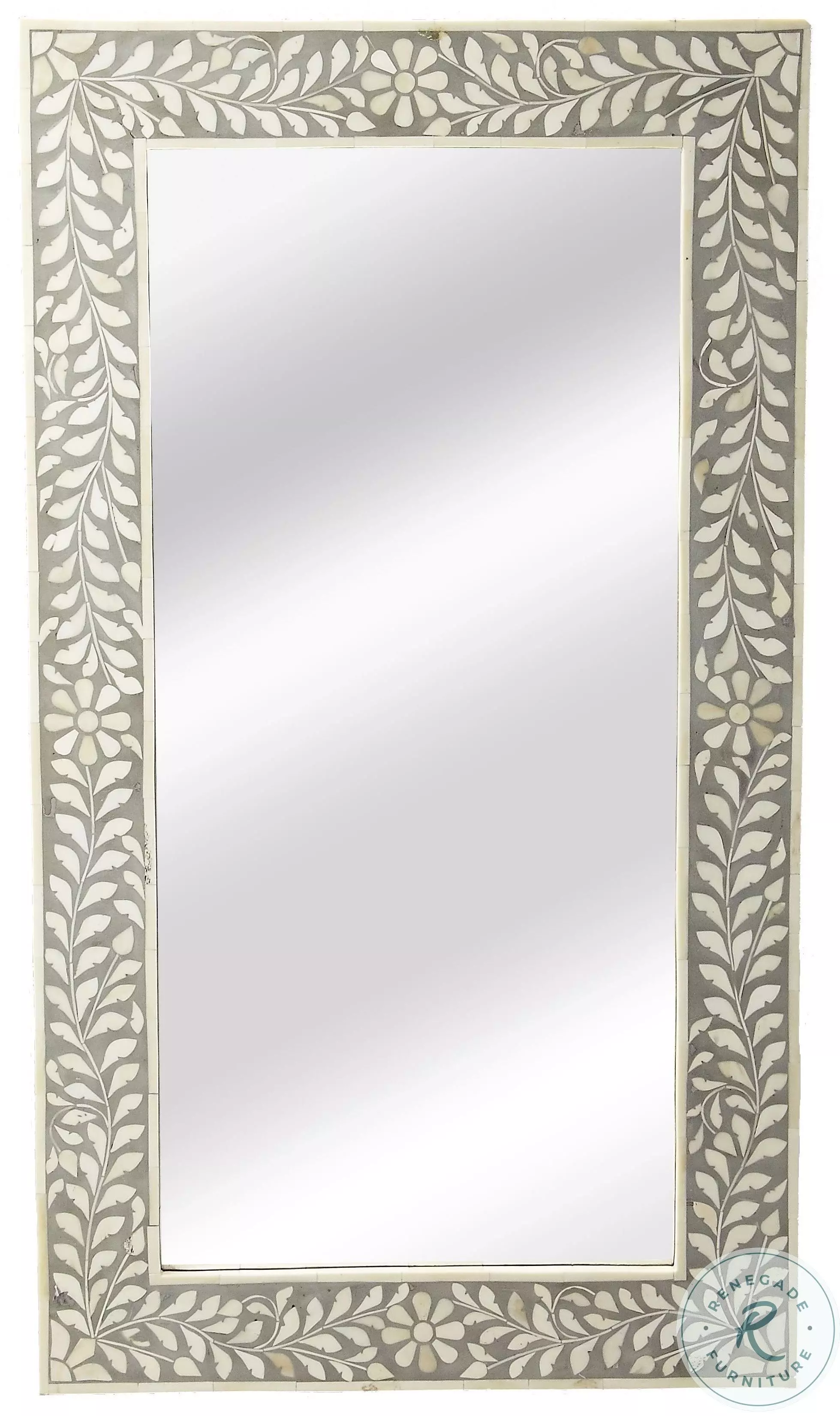 3479321 Gray Bone Inlay Wall Mirror from Butler (3479321) | Coleman ...