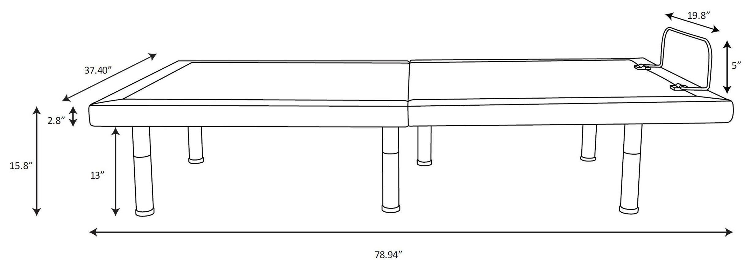 Negan Grey Fabric Twin Xl Adjustable Bed Base