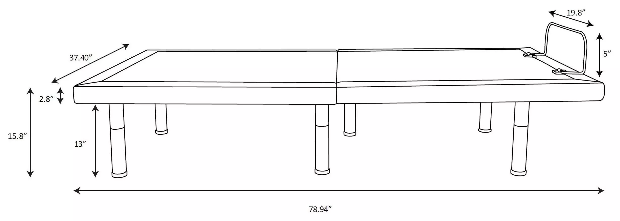 Negan Grey Fabric Twin Xl Adjustable Bed Base