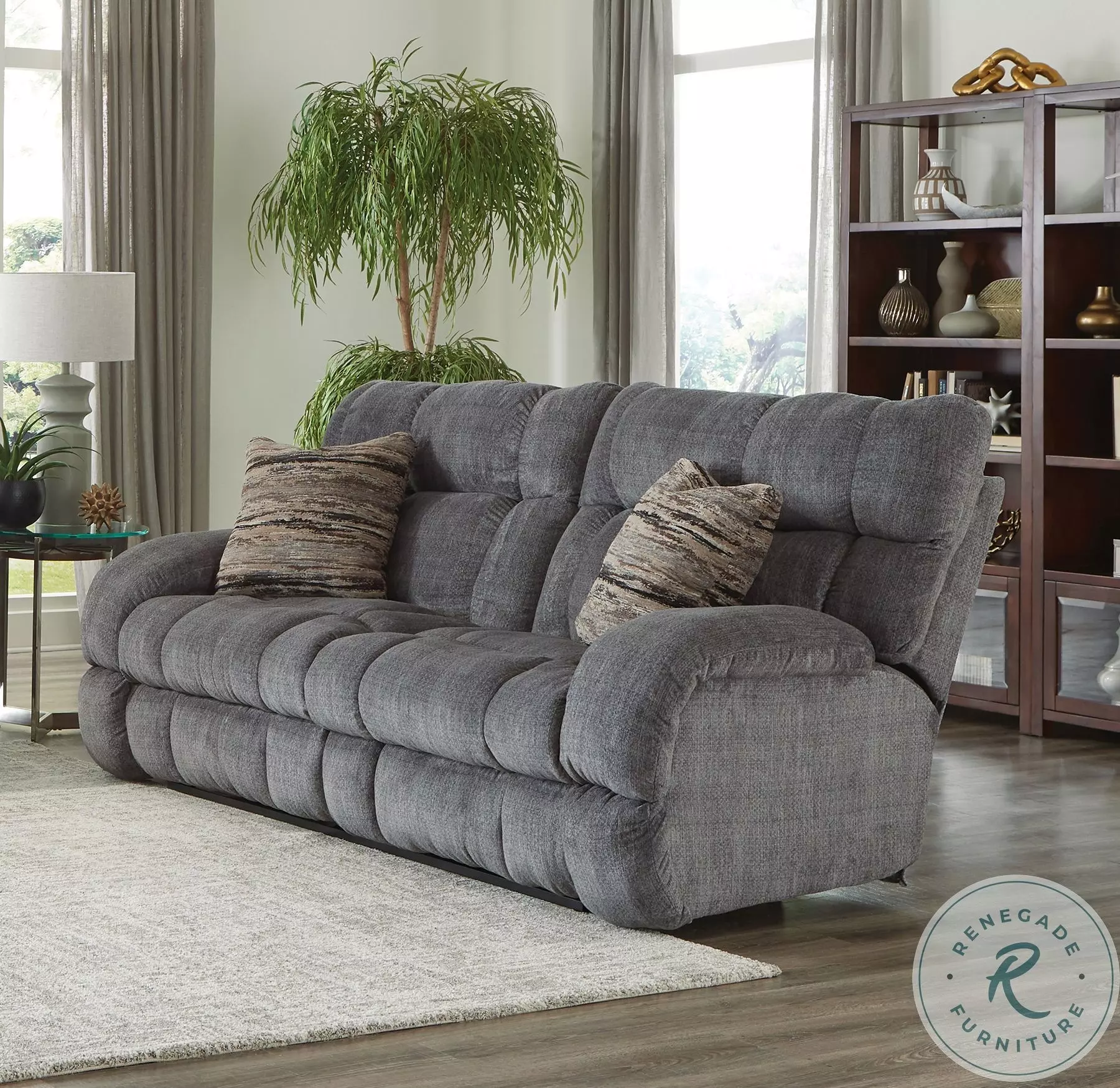 Ashland Granite Lay Flat Reclining Sofa From Home Gallery Stores Home