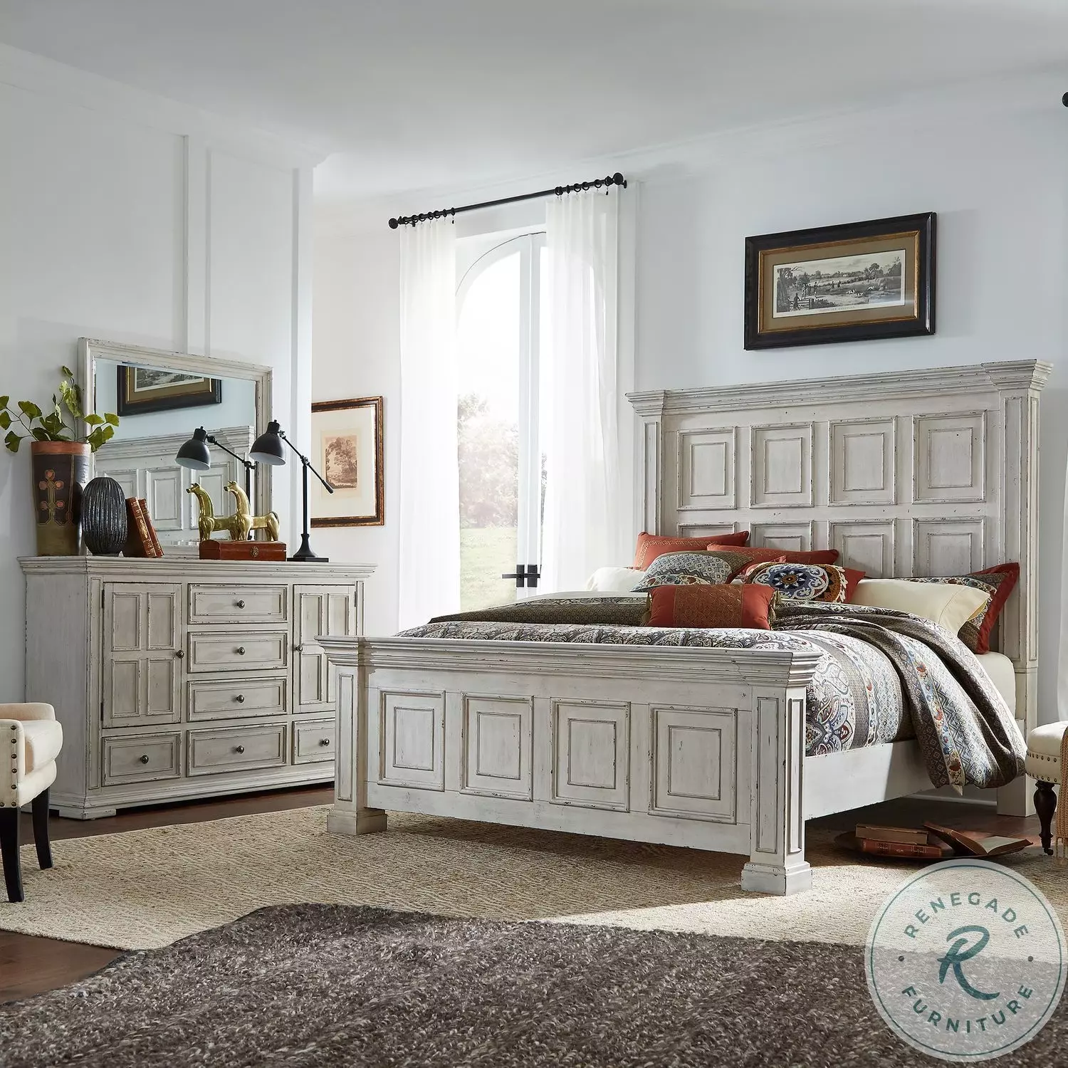 Big Valley Whitestone Panel Bedroom Set From Home Gallery Stores