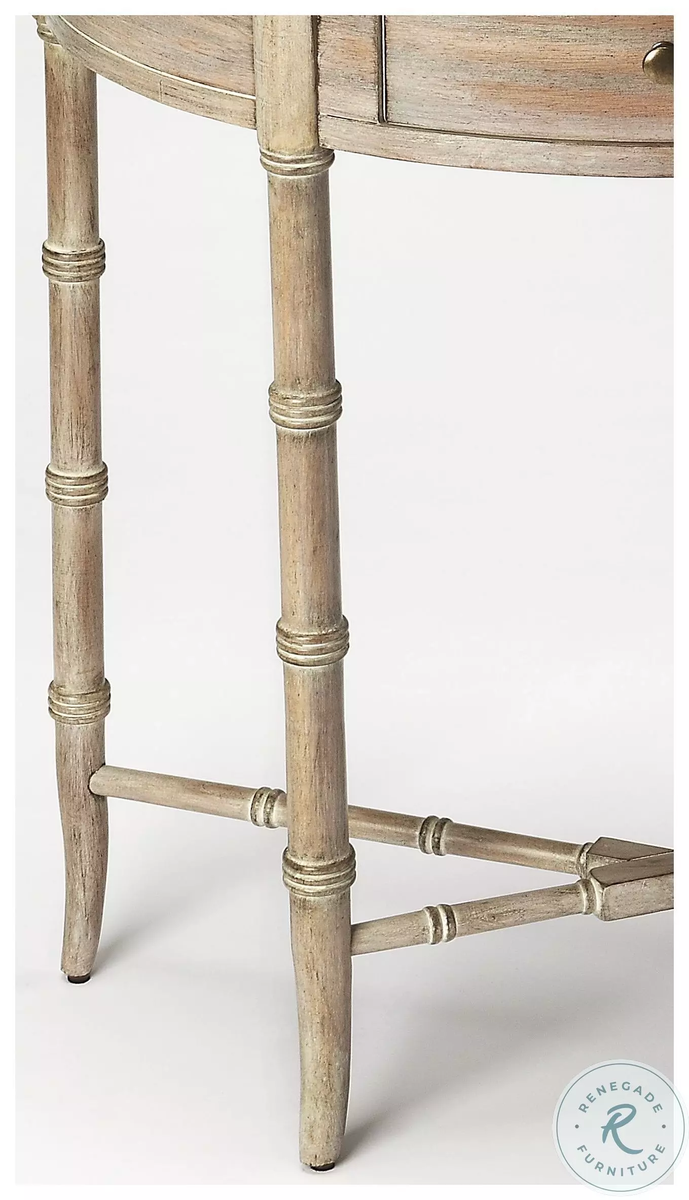 Skilling Driftwood Demilune Console Table from Butler