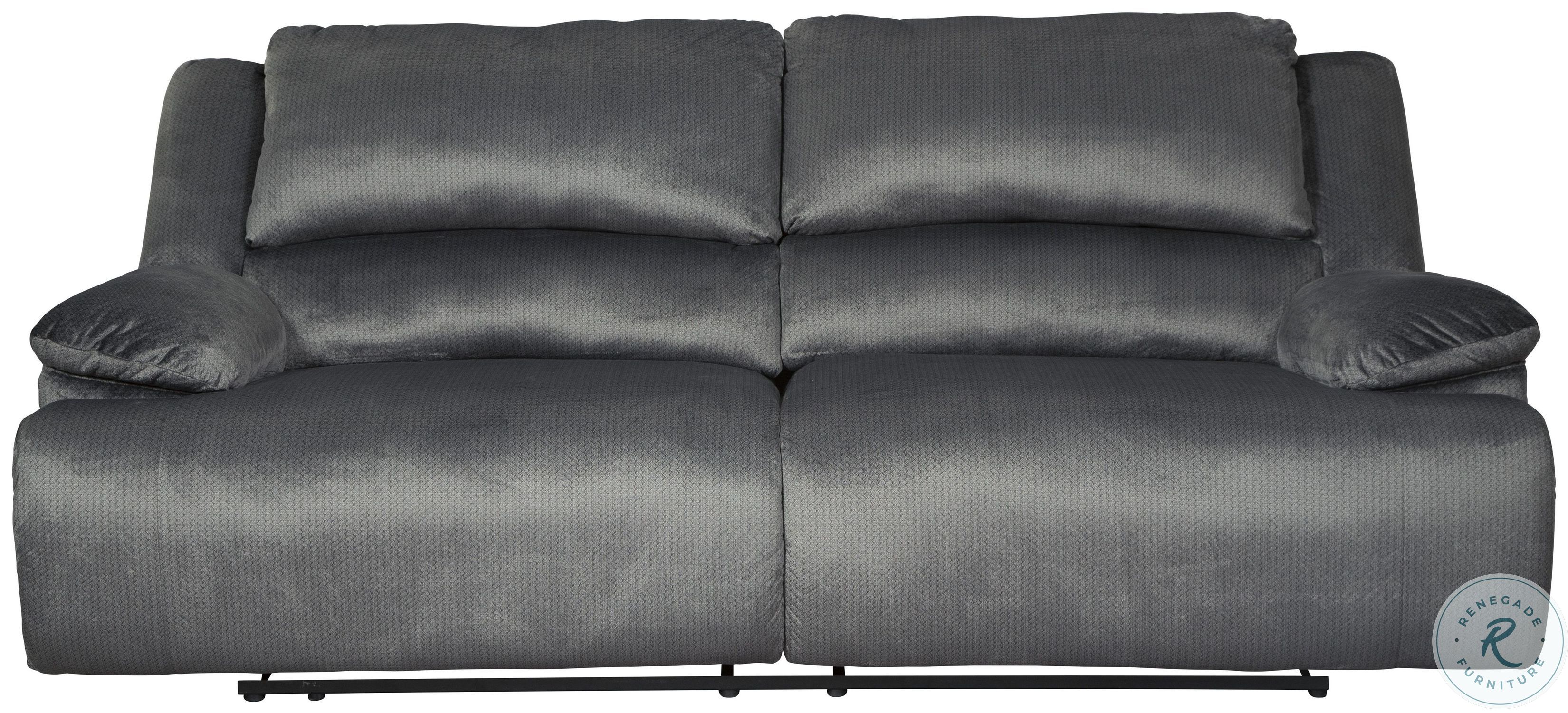 Clonmel Charcoal 2 Seat Power Reclining Sofa from Ashley Coleman