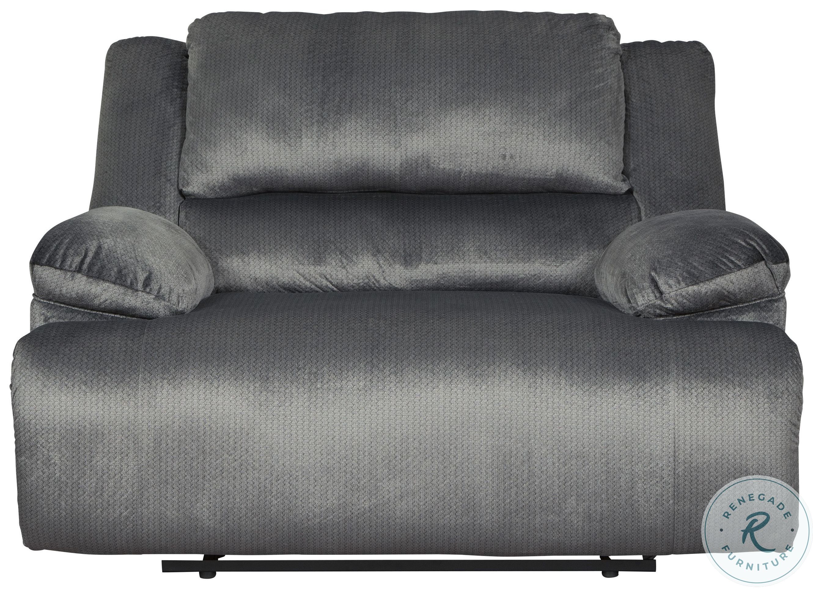 Clonmel Charcoal 2 Seat Power Reclining Living Room Set from Ashley
