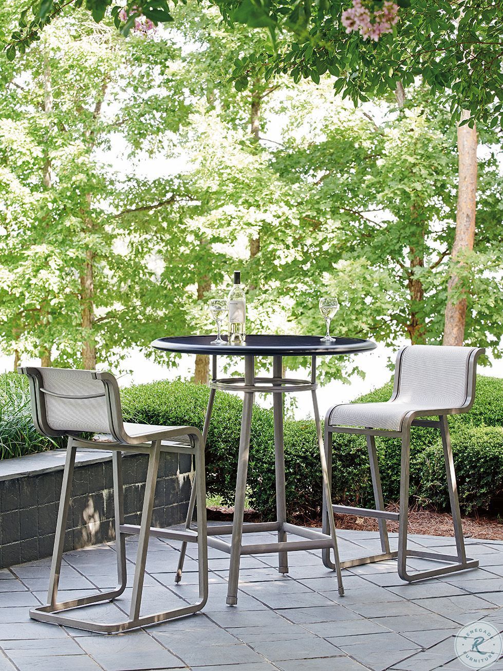 balcony height patio bistro sets on Walten Natural Flower Shelf 3 Piece Outdoor Bistro Set From Safavieh Coleman Furniture