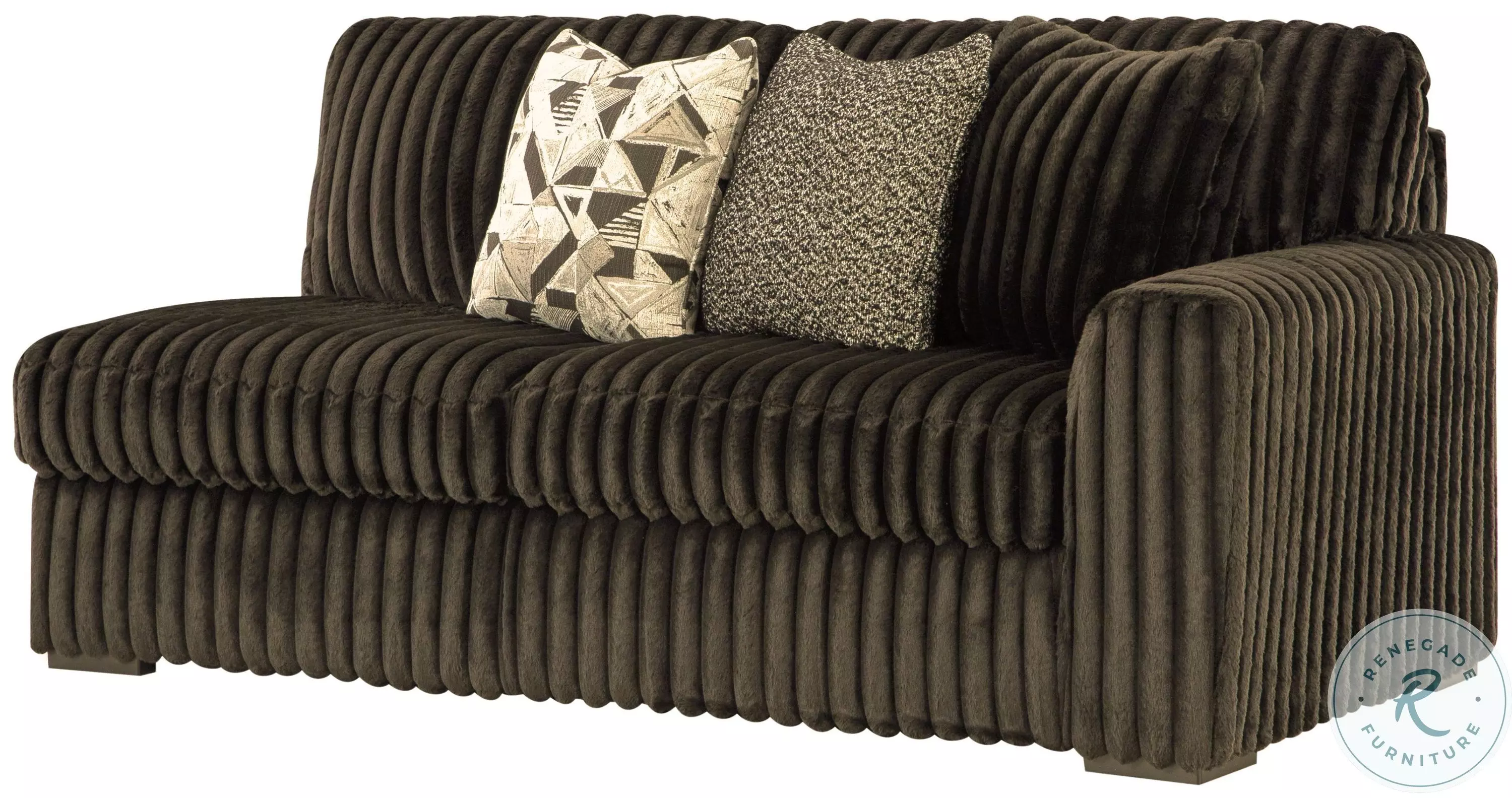 【CLASSICO】 Mezzo Stadium Brown / FLCCDA2U36 Midnight Madness Chocolate Brown Modular Sectional from