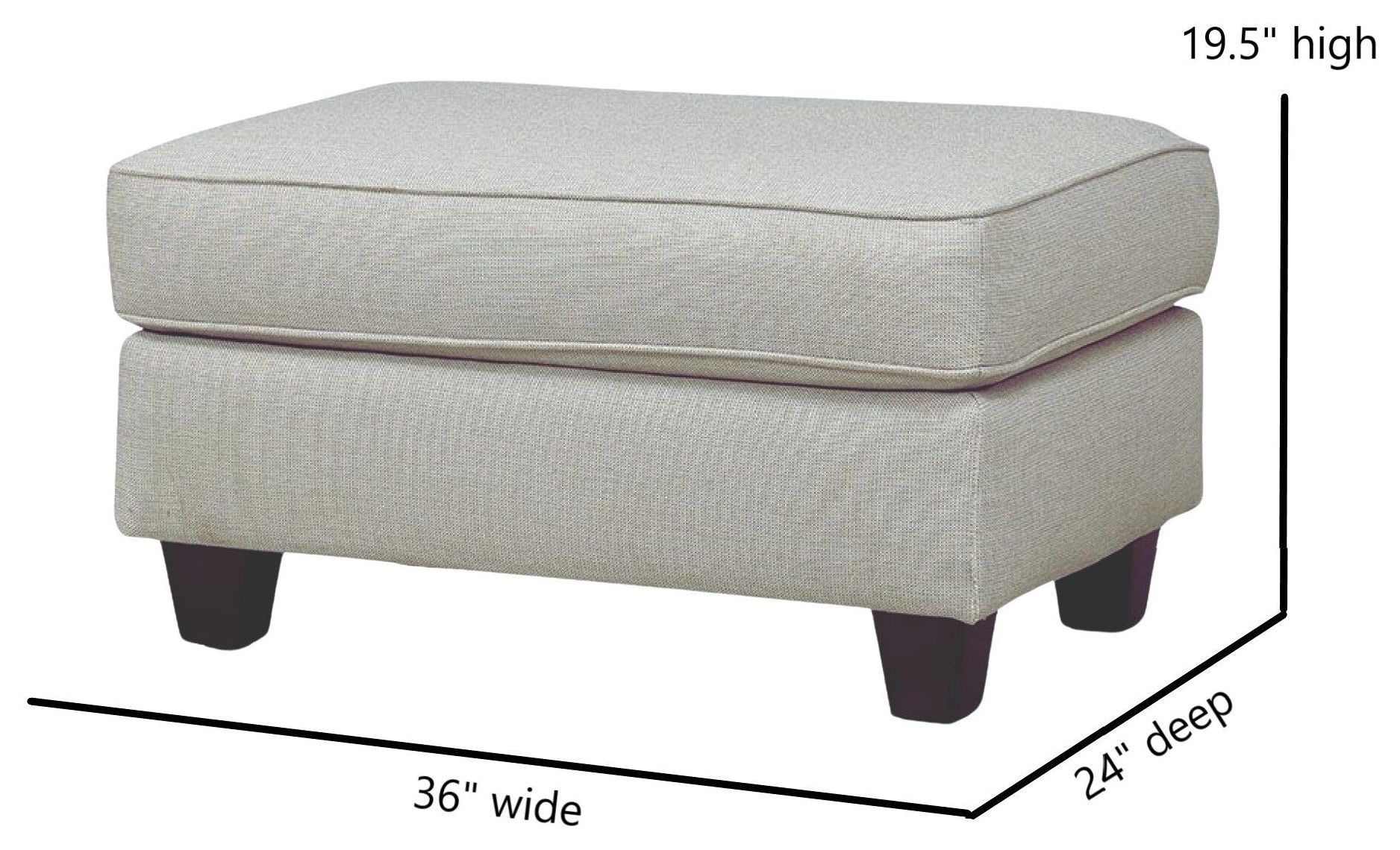 Awesome Oatmeal Cocktail Ottoman