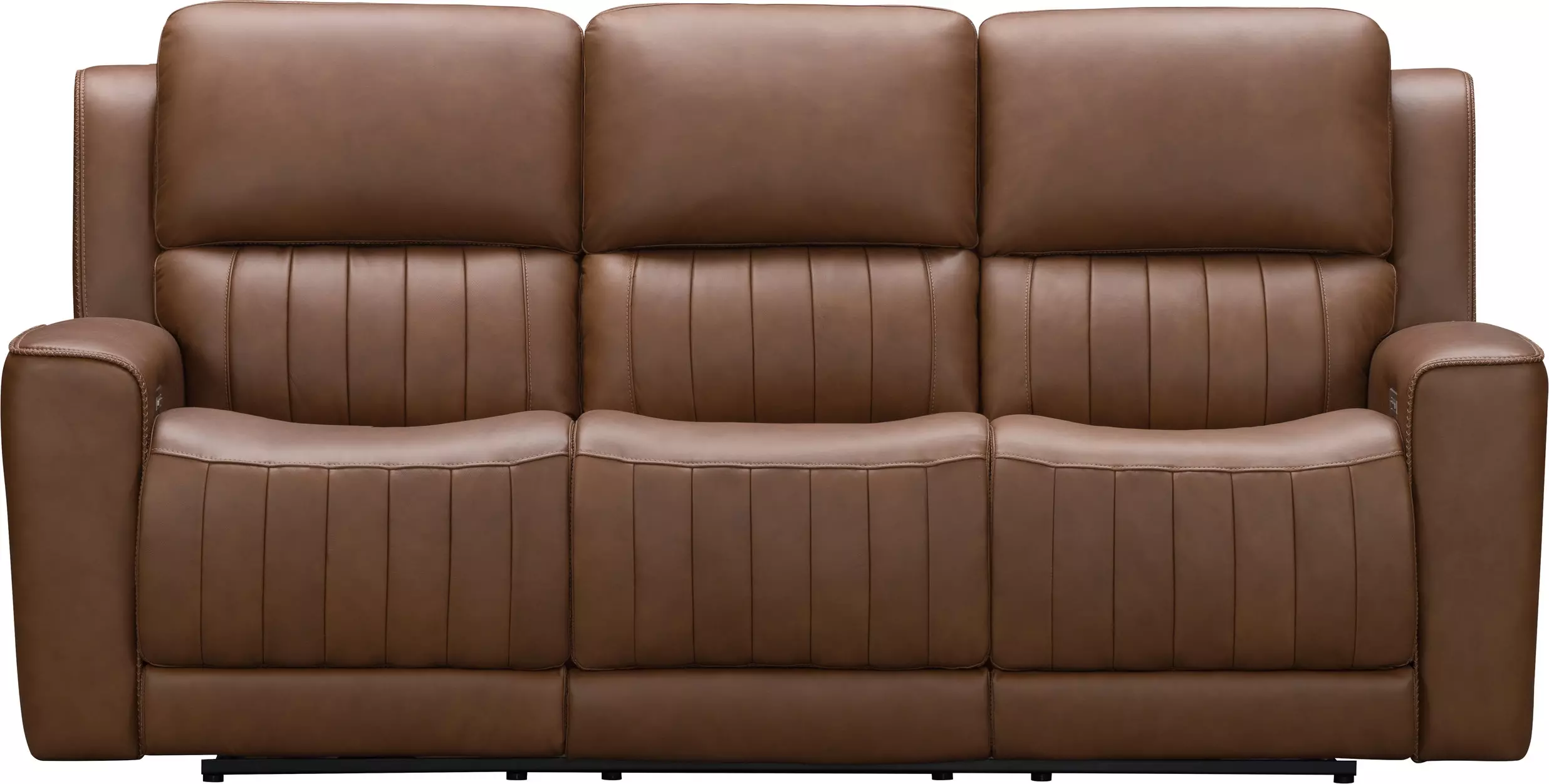 Pierce Homerun Cinnamon Zero Gravity Power Reclining Sofa with