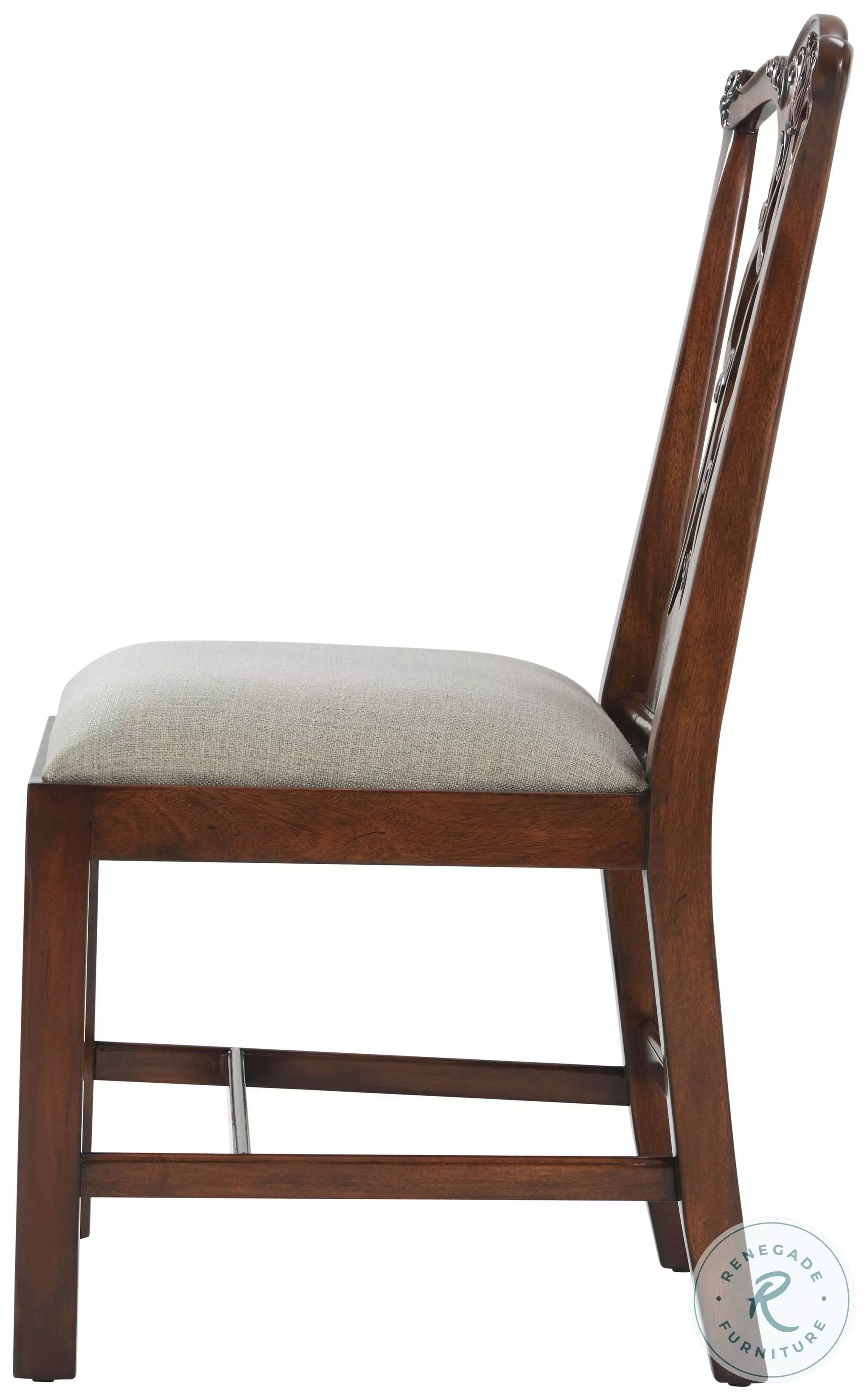 Penreath Light Georgian Queen Anne Side Chair From Theodore