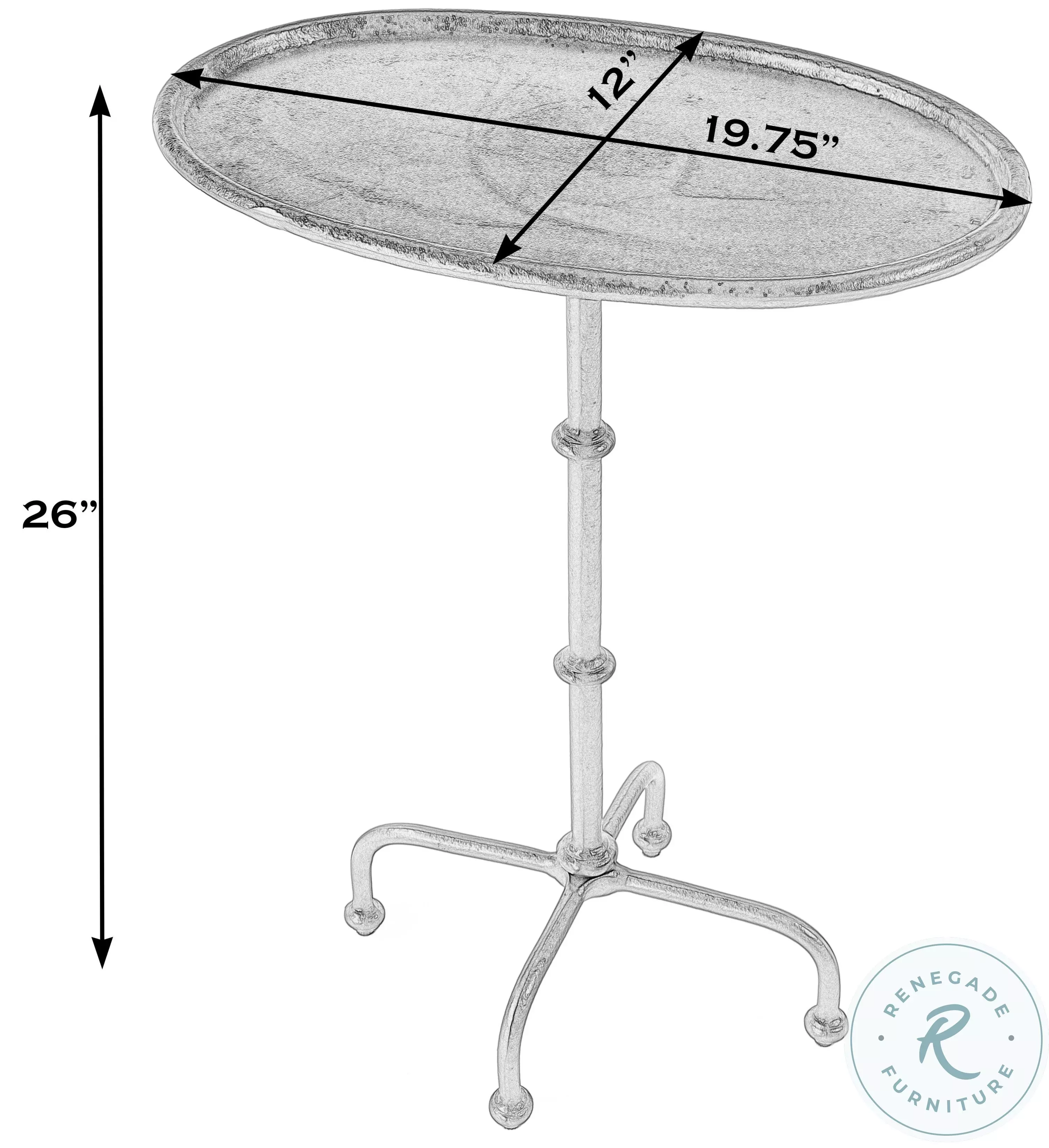 Kealy Outdoor Bronze Outdoor Side Table
