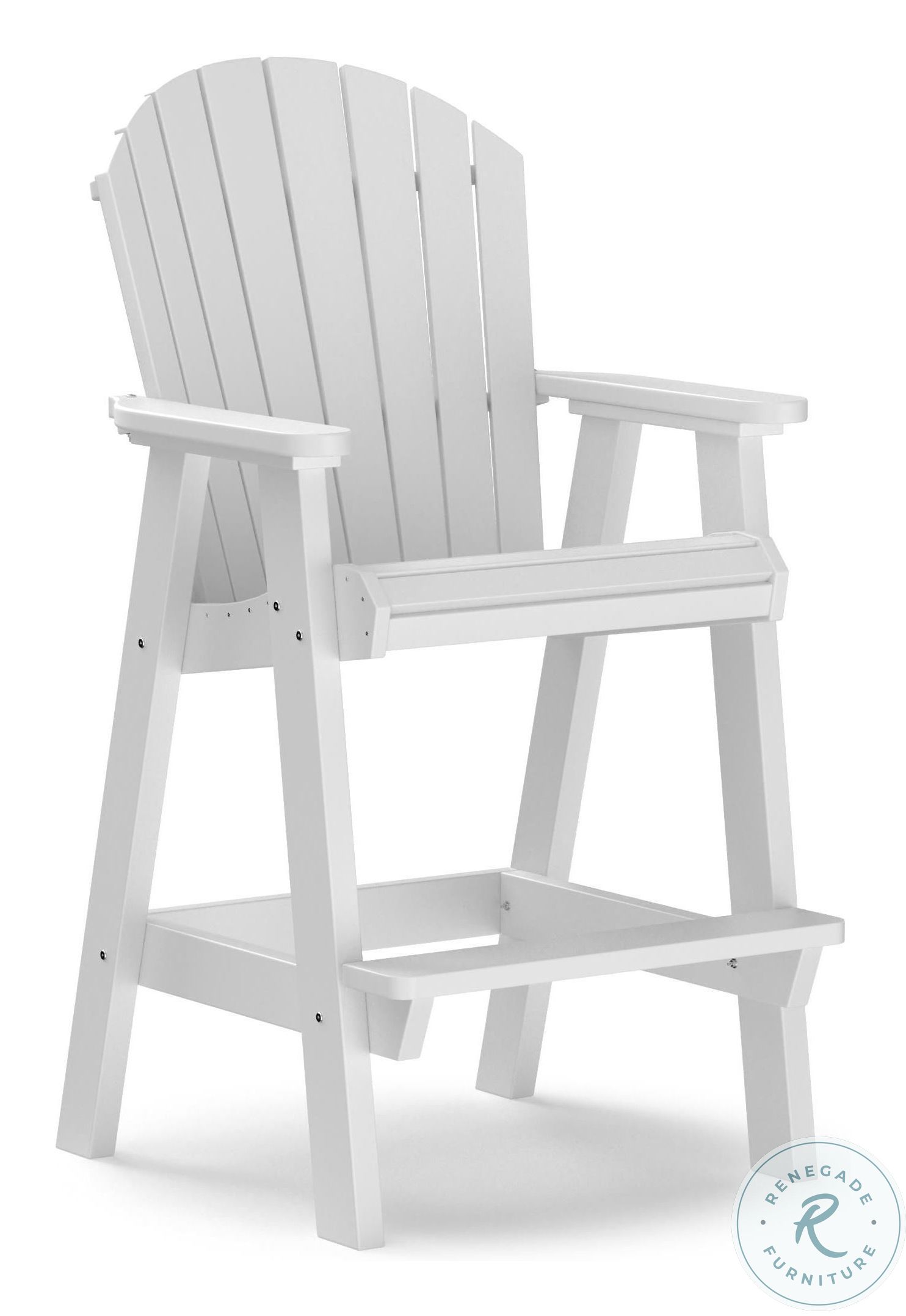 safavieh ozark 4 piece outdoor set on Sundown Treasure White Outdoor Adirondack Chair From Ashley Coleman Furniture