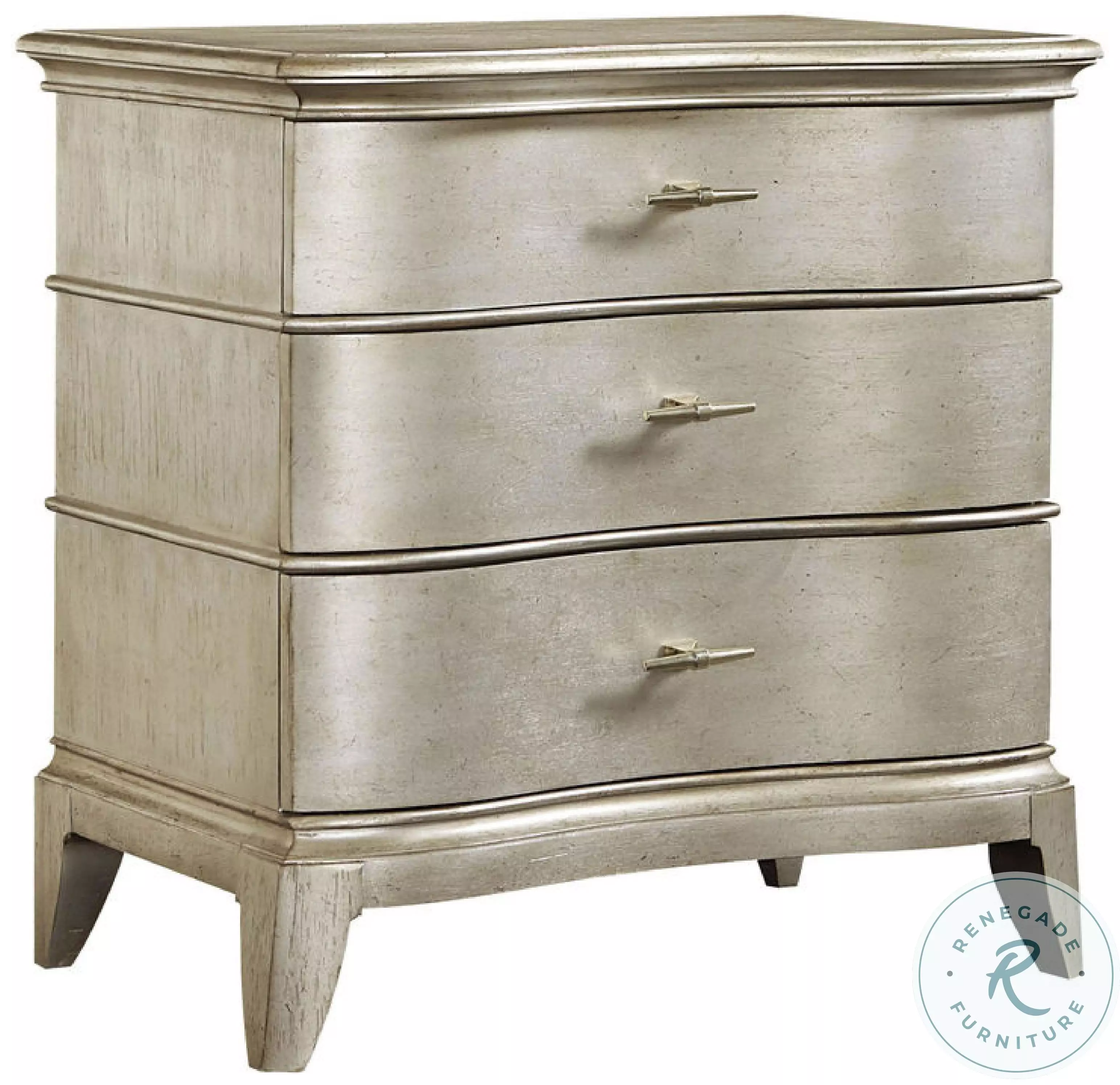 Starlite Silver Nightstand from ART | Coleman Furniture