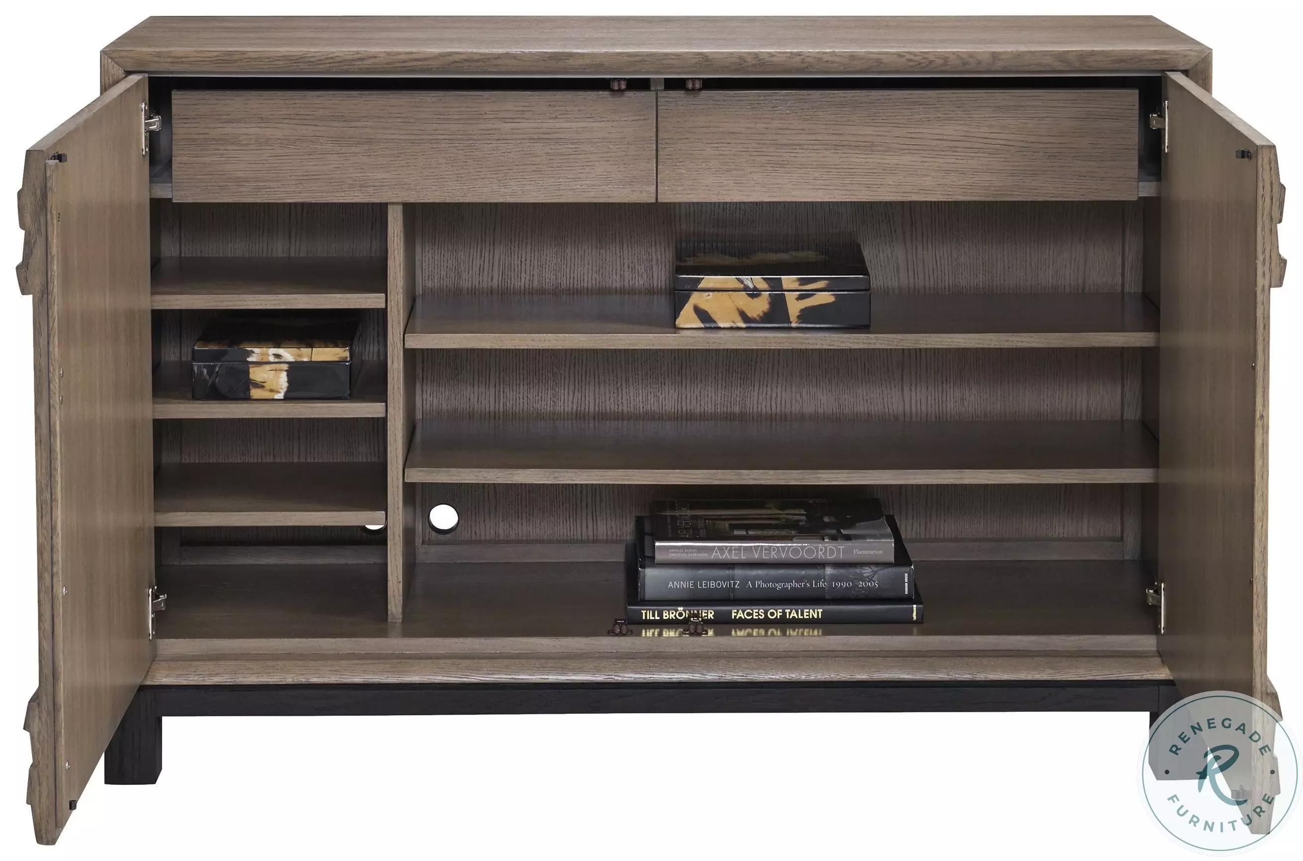 Zanzibar Senegal And Deep Espresso Tripoli Hall Chest From