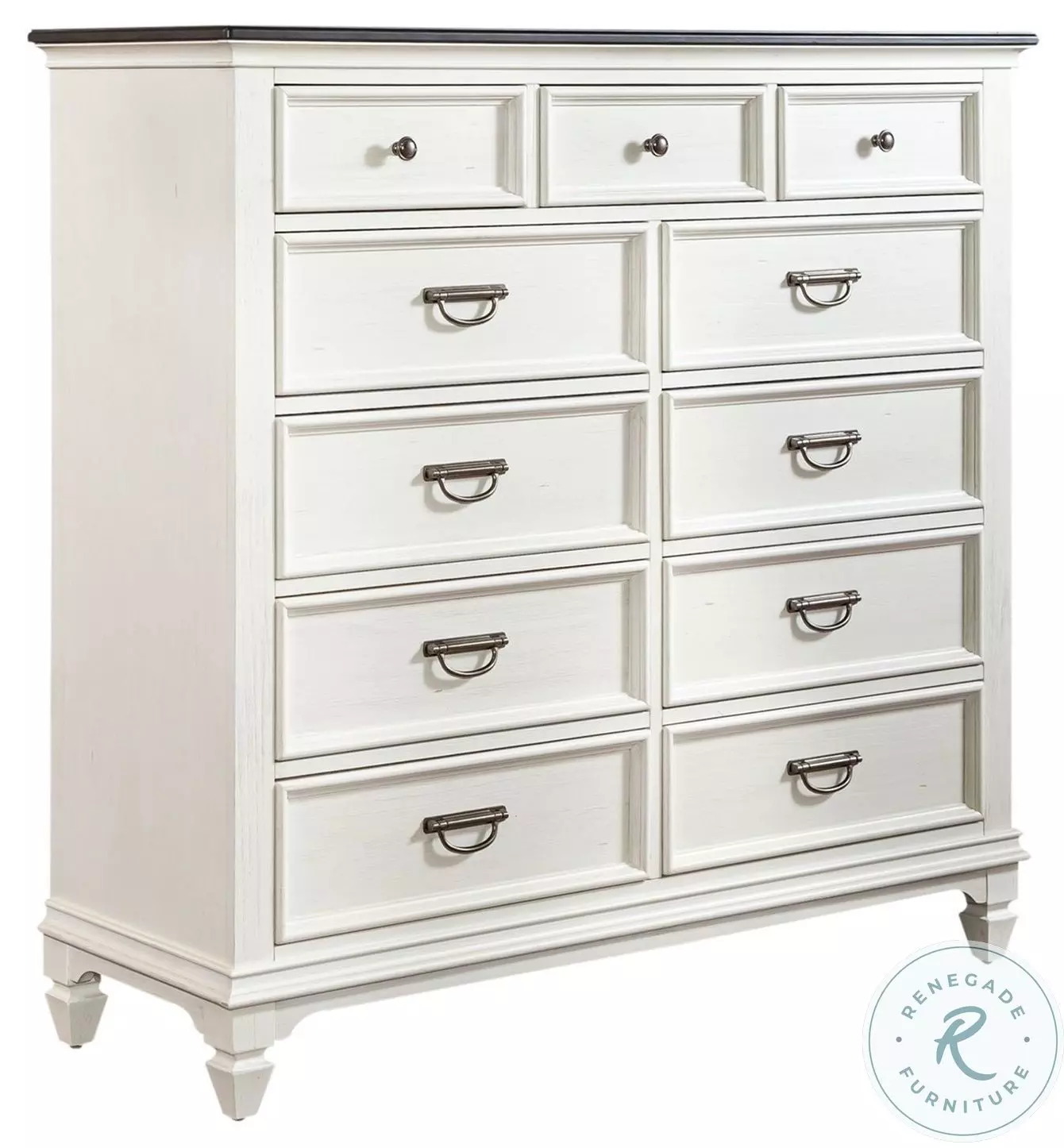 Allyson Park Wirebrushed White 11 Drawer Chesser From Liberty