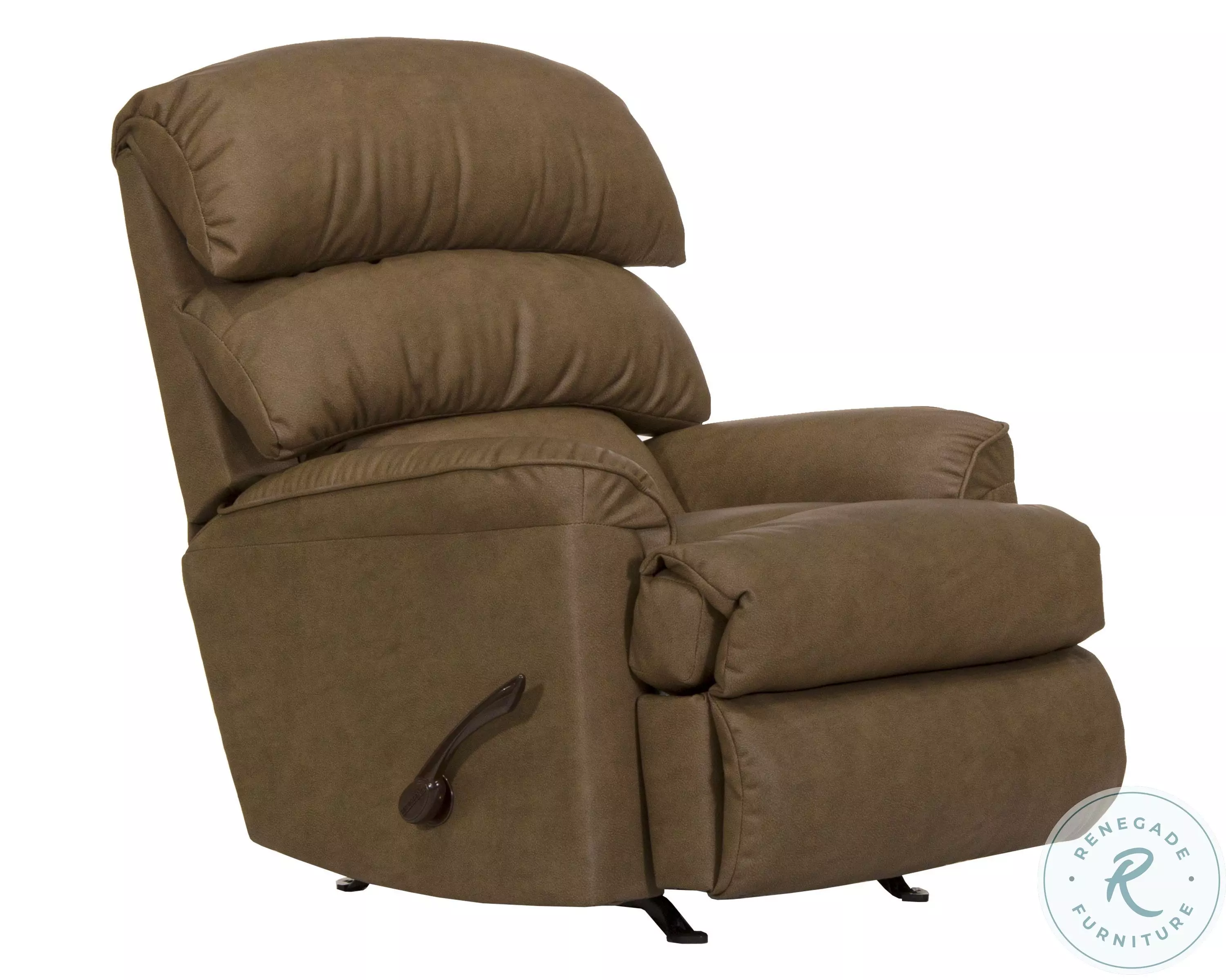Harmony Chestnut Chaise Rocker Recliner From Catnapper | Coleman Furniture