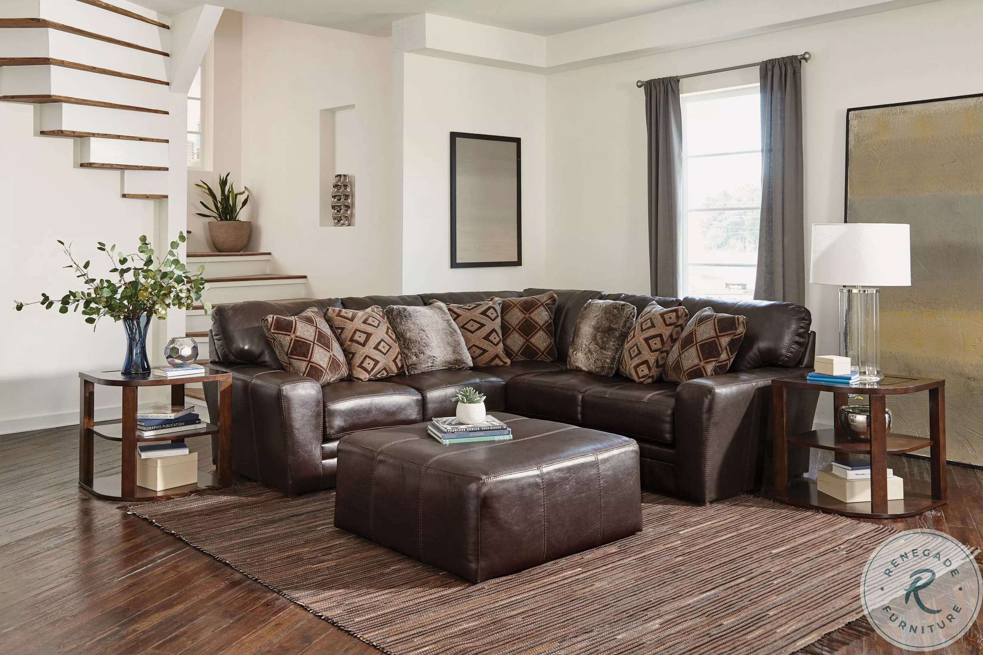 Denali Chocolate Sectional From Jackson | Coleman Furniture