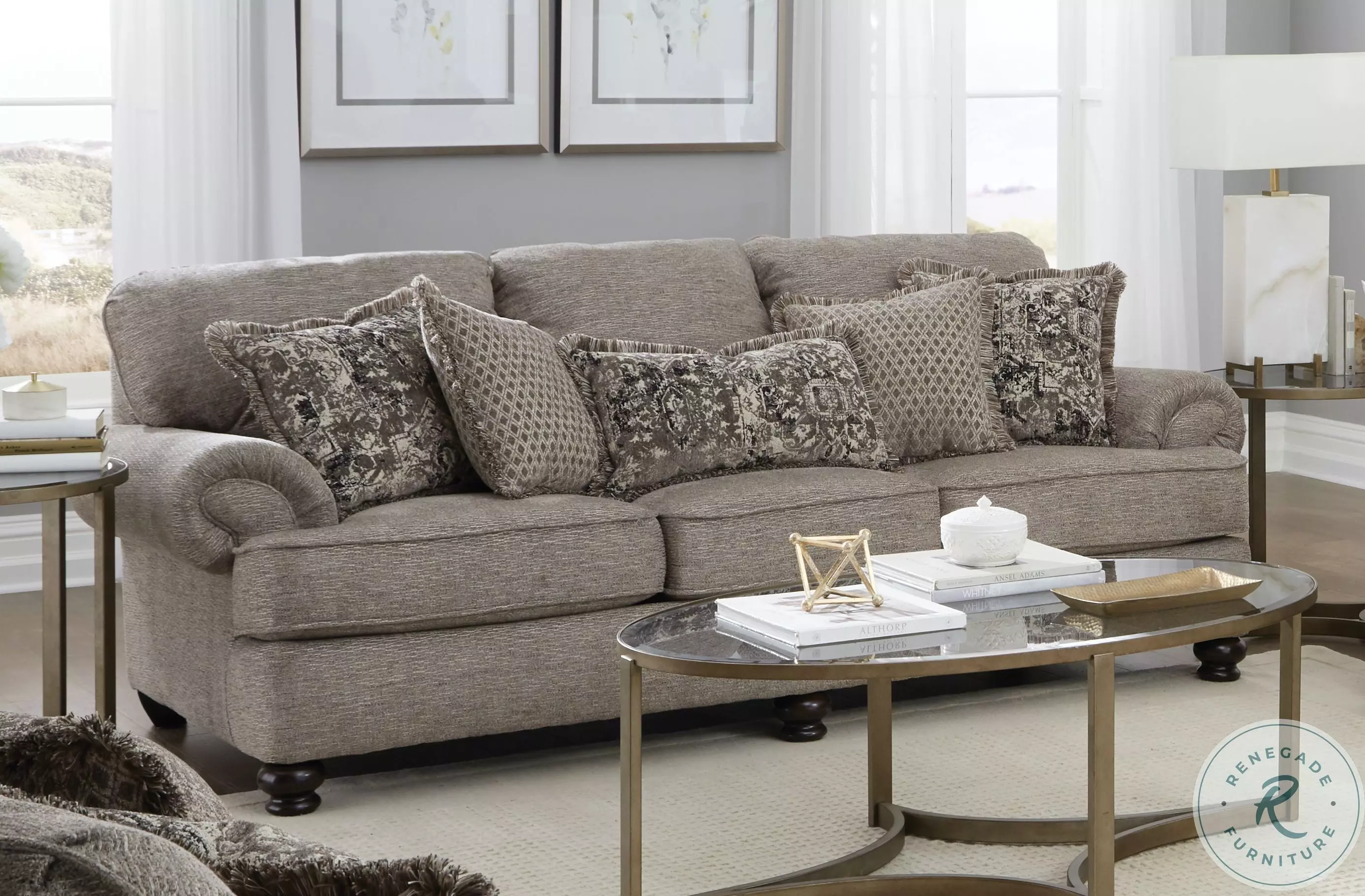 Freemont Pewter Sofa from Jackson | Coleman Furniture