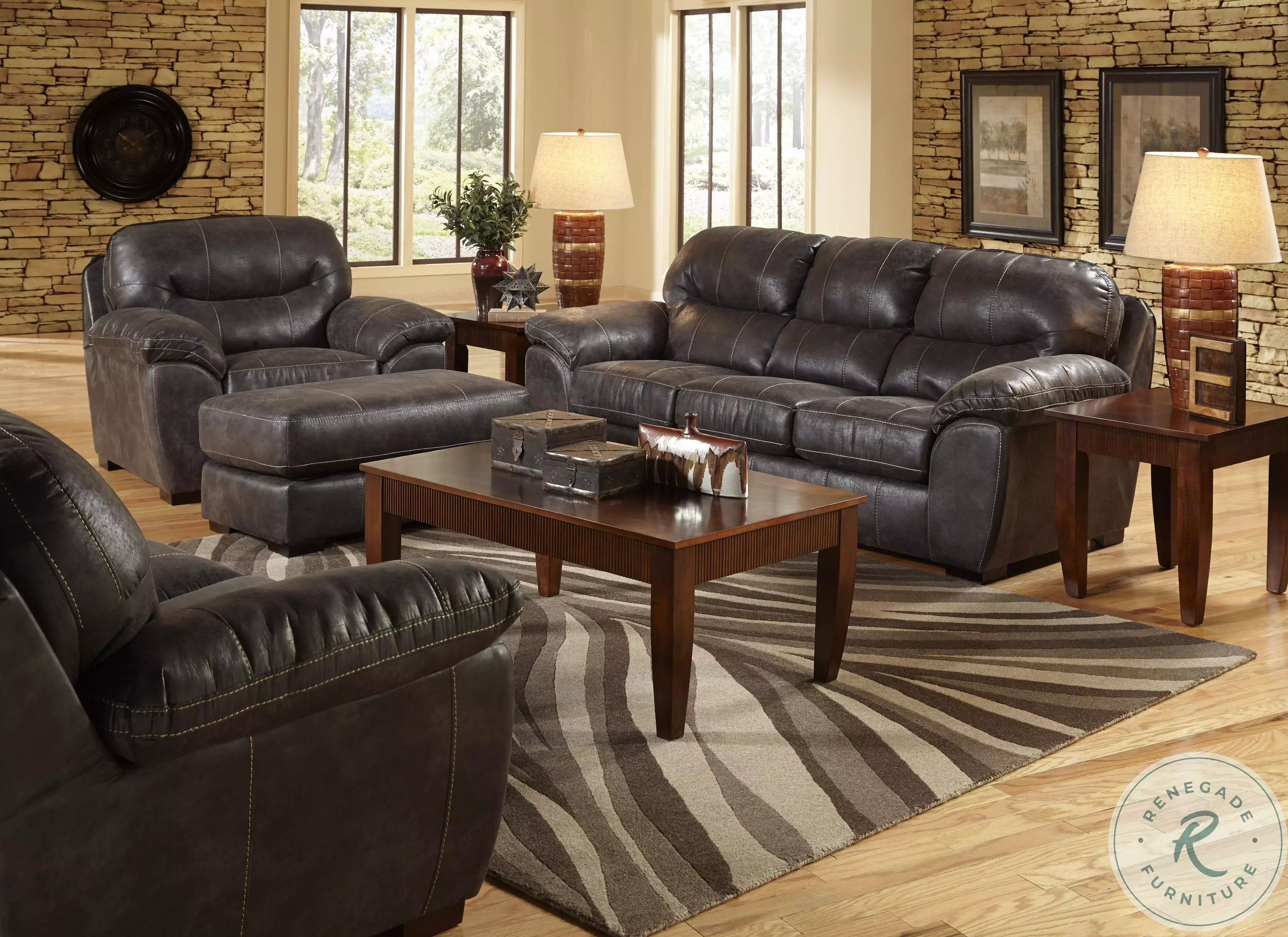 Grant Steel Sofa from Jackson (445303000000000000) | Coleman Furniture