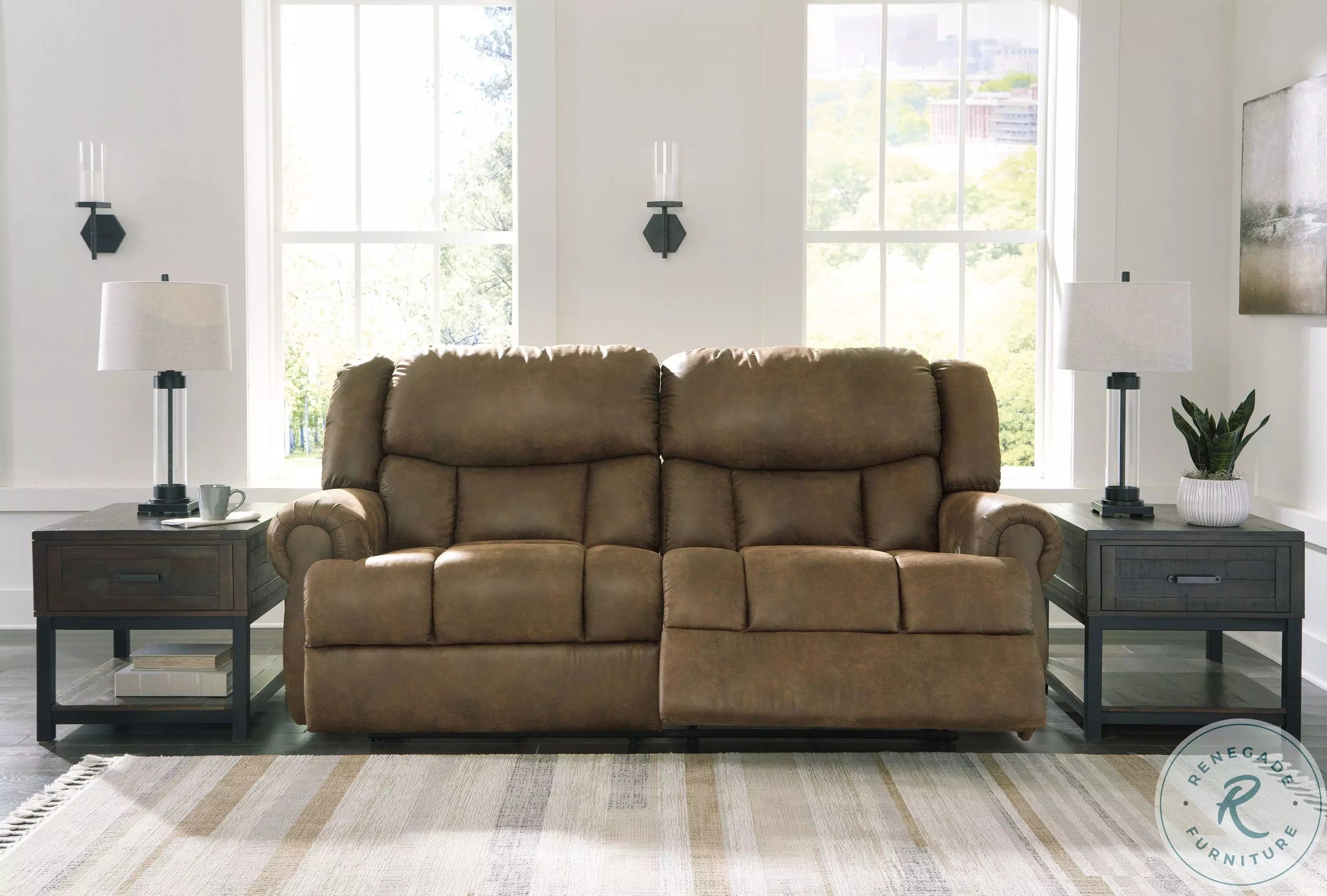 Boothbay Auburn Power Reclining Sofa From Ashley Furniture | Coleman
