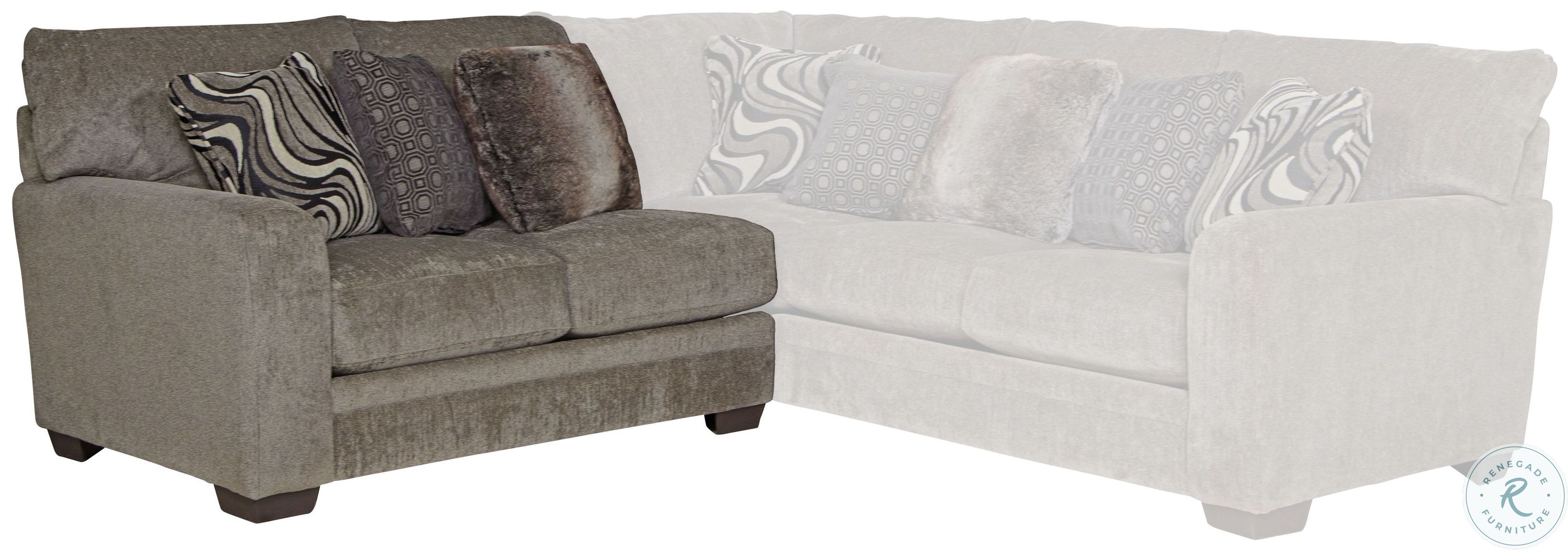 Kingston Pewter RAF Sectional From Jackson Coleman Furniture