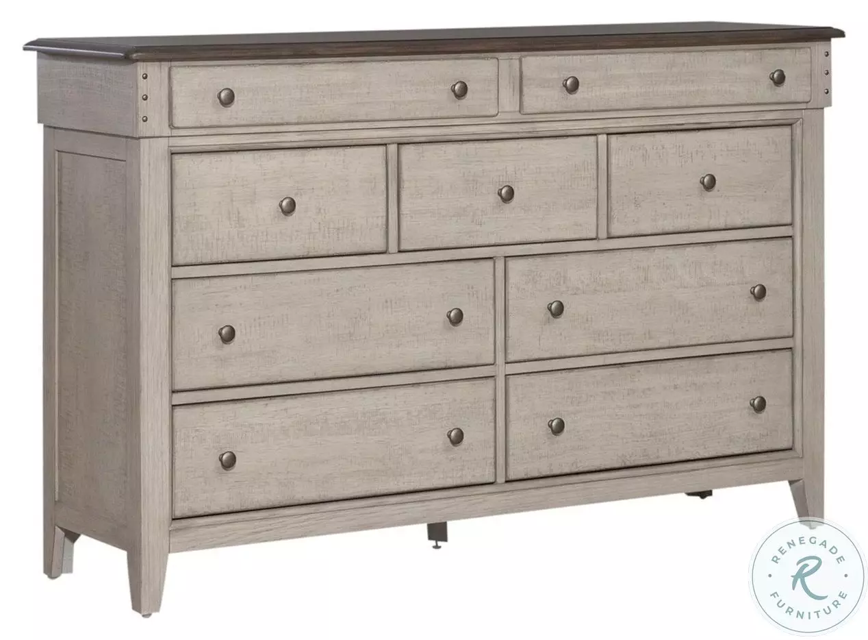 meadow dresser in weathered grey Meadow Dresser by Progressive Furniture