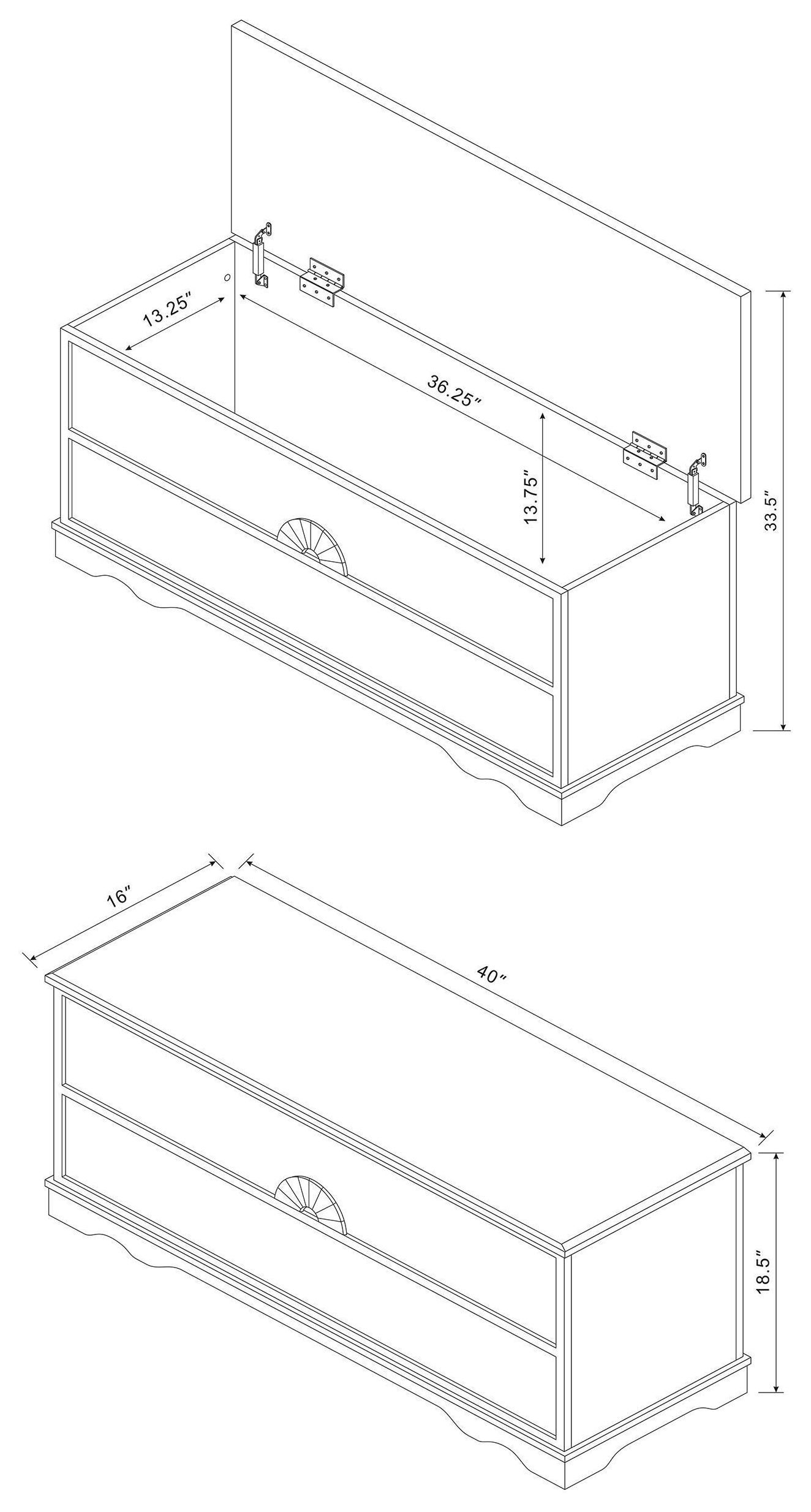 Paula Warm Brown Cedar Chest
