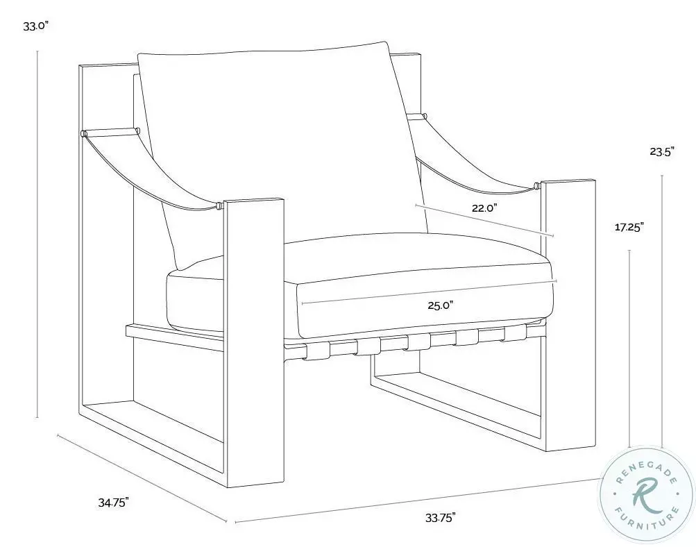 Berke Charcoal Black Lounge Chair