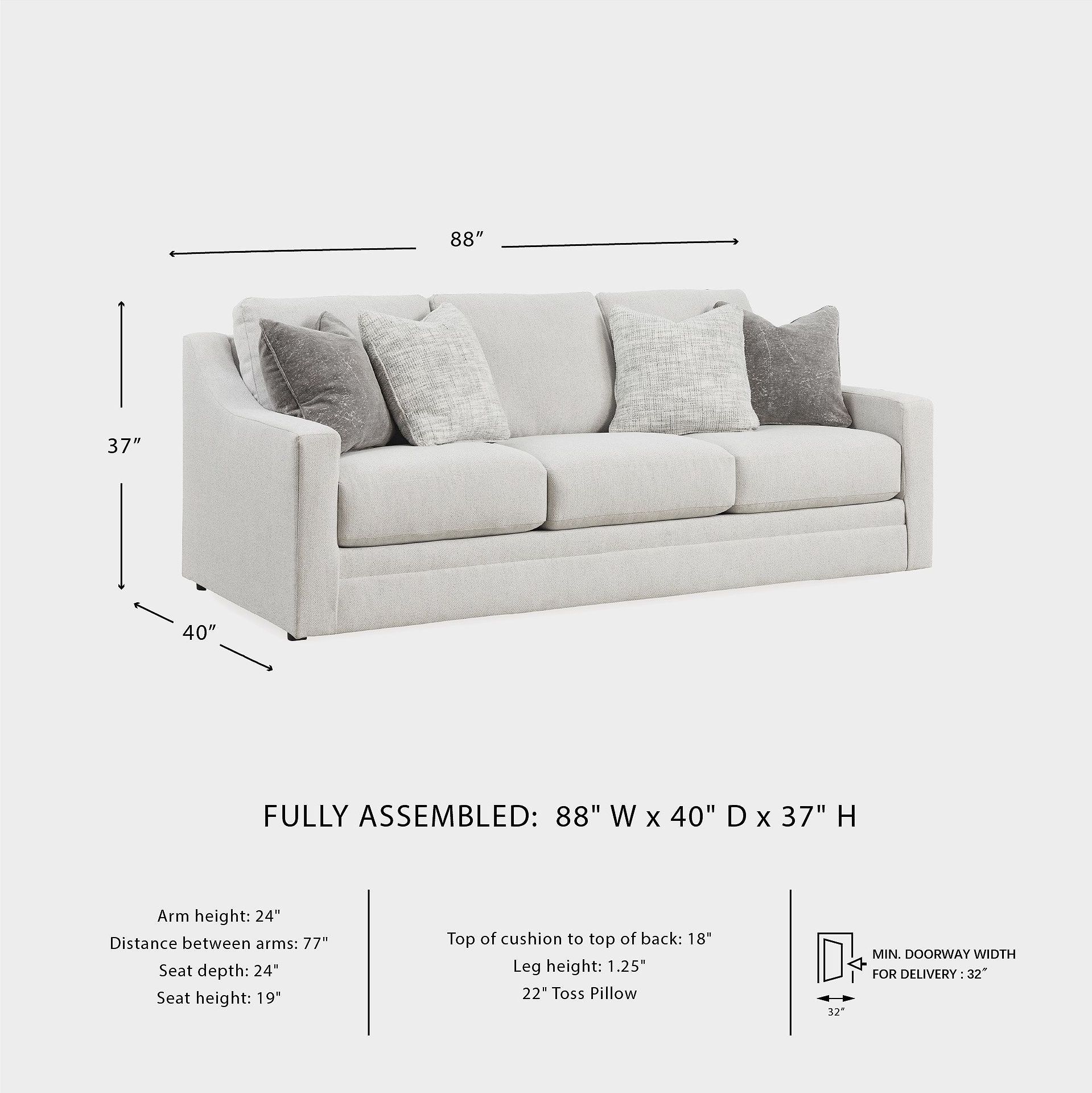 Maitelynn Chalk Sofa
