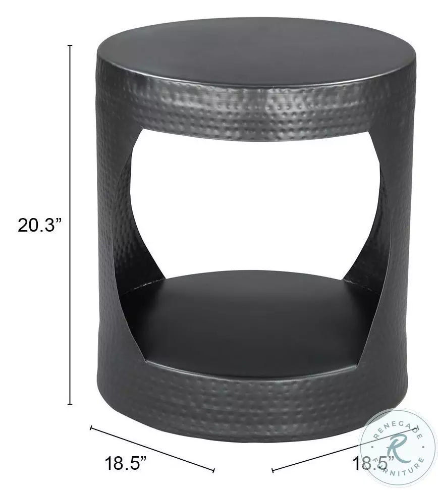 Nuuk Black Side Table