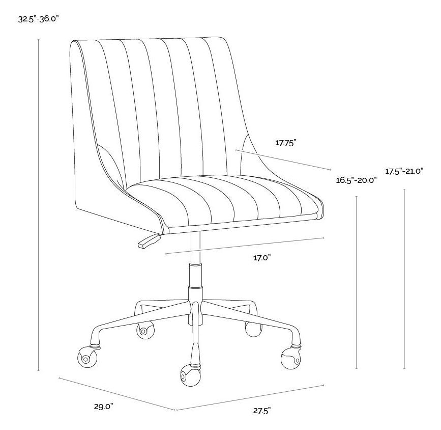 Ellsworth Bravo Black Upholstered Office Chair
