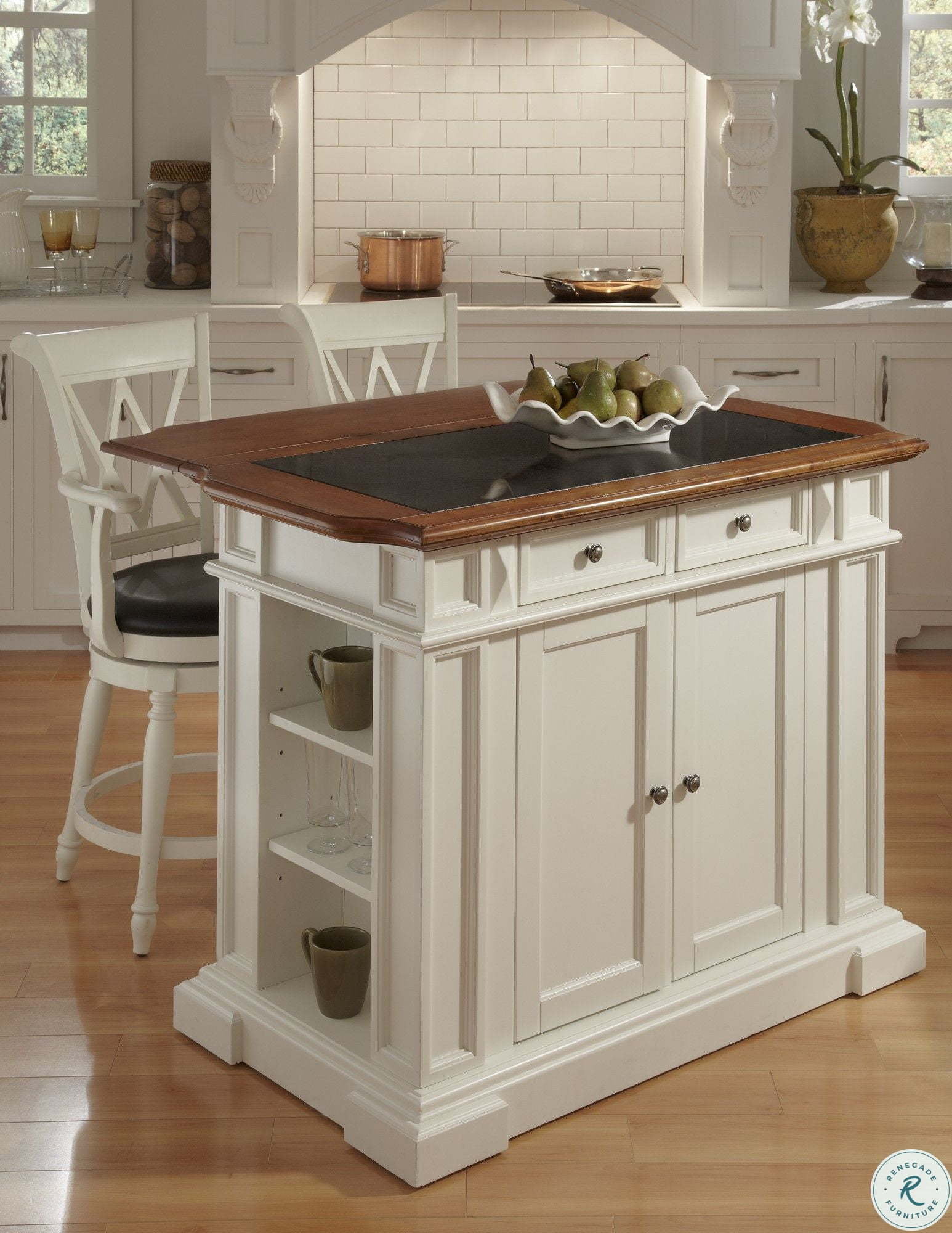 Americana Black Kitchen Pantry From Home Styles Coleman Furniture