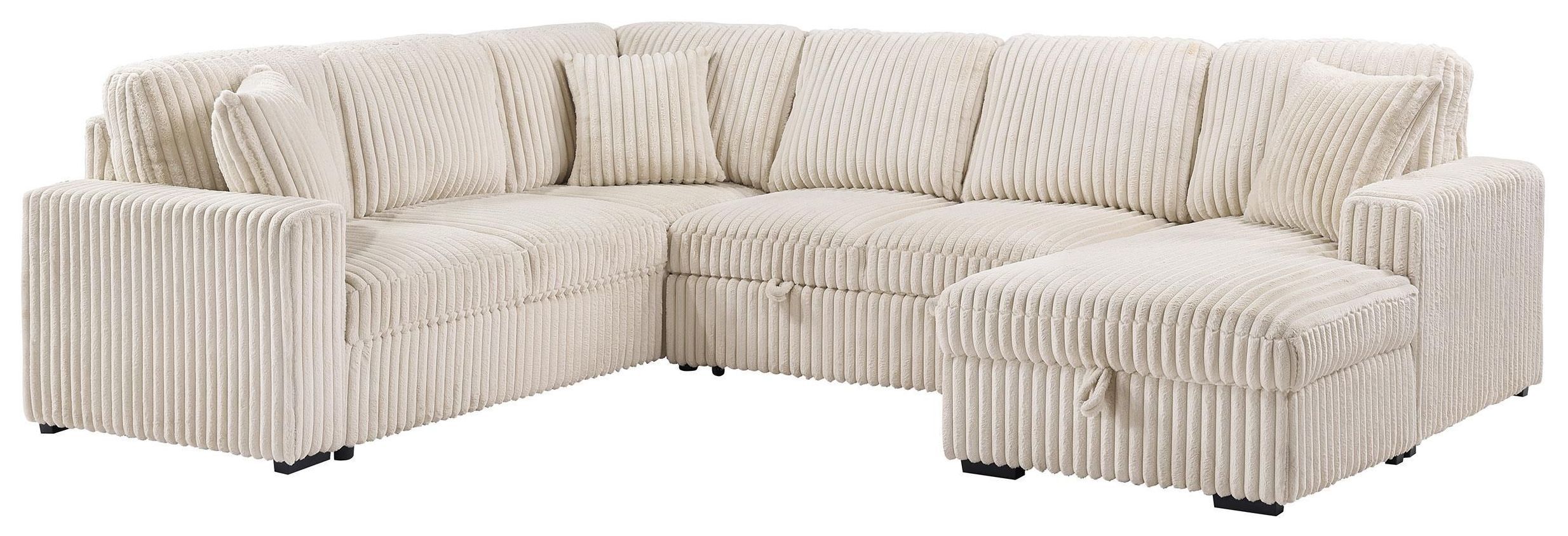 Devonshire Camel Sleeper Sectional from Coaster Furniture
