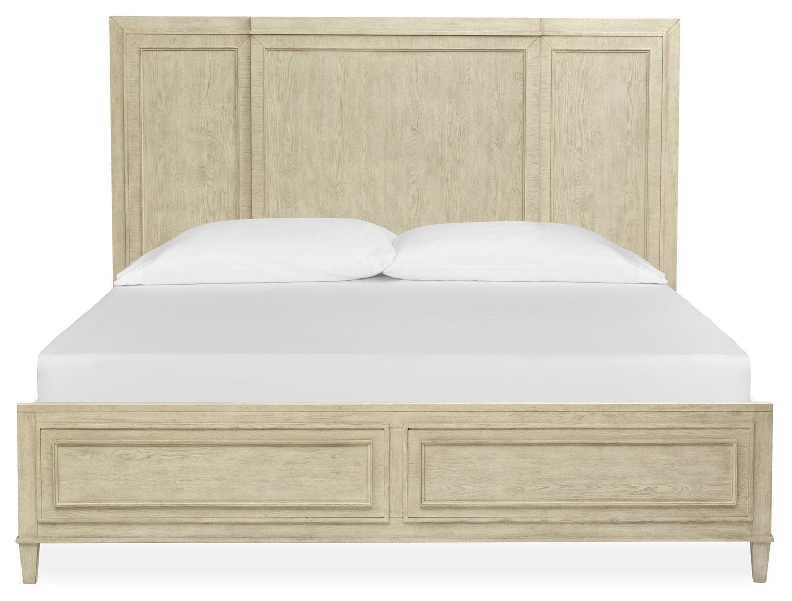 Sheridan Limestone King Panel Bed From Magnussen Home | Coleman Furniture