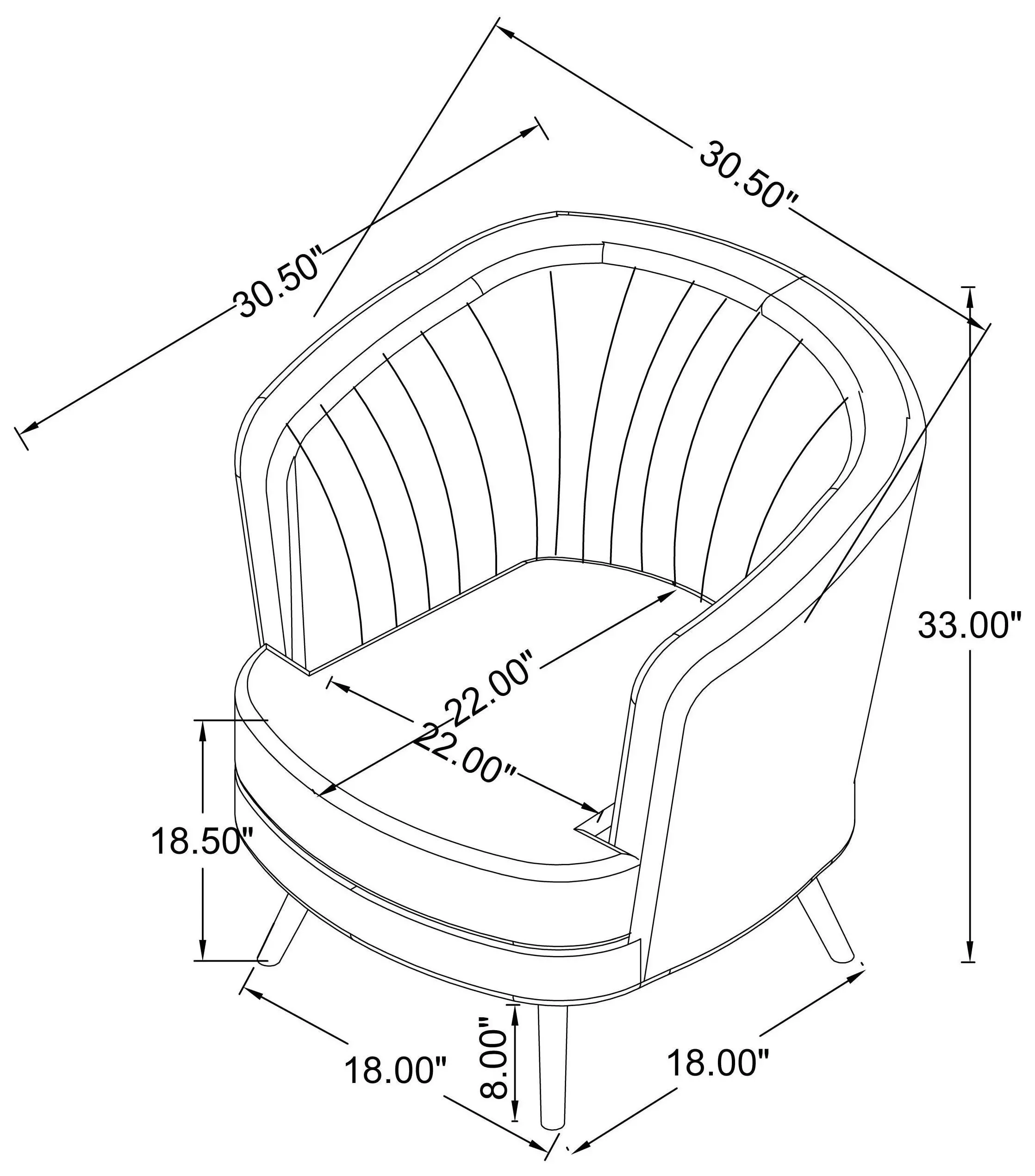 Sophia Grey Chair