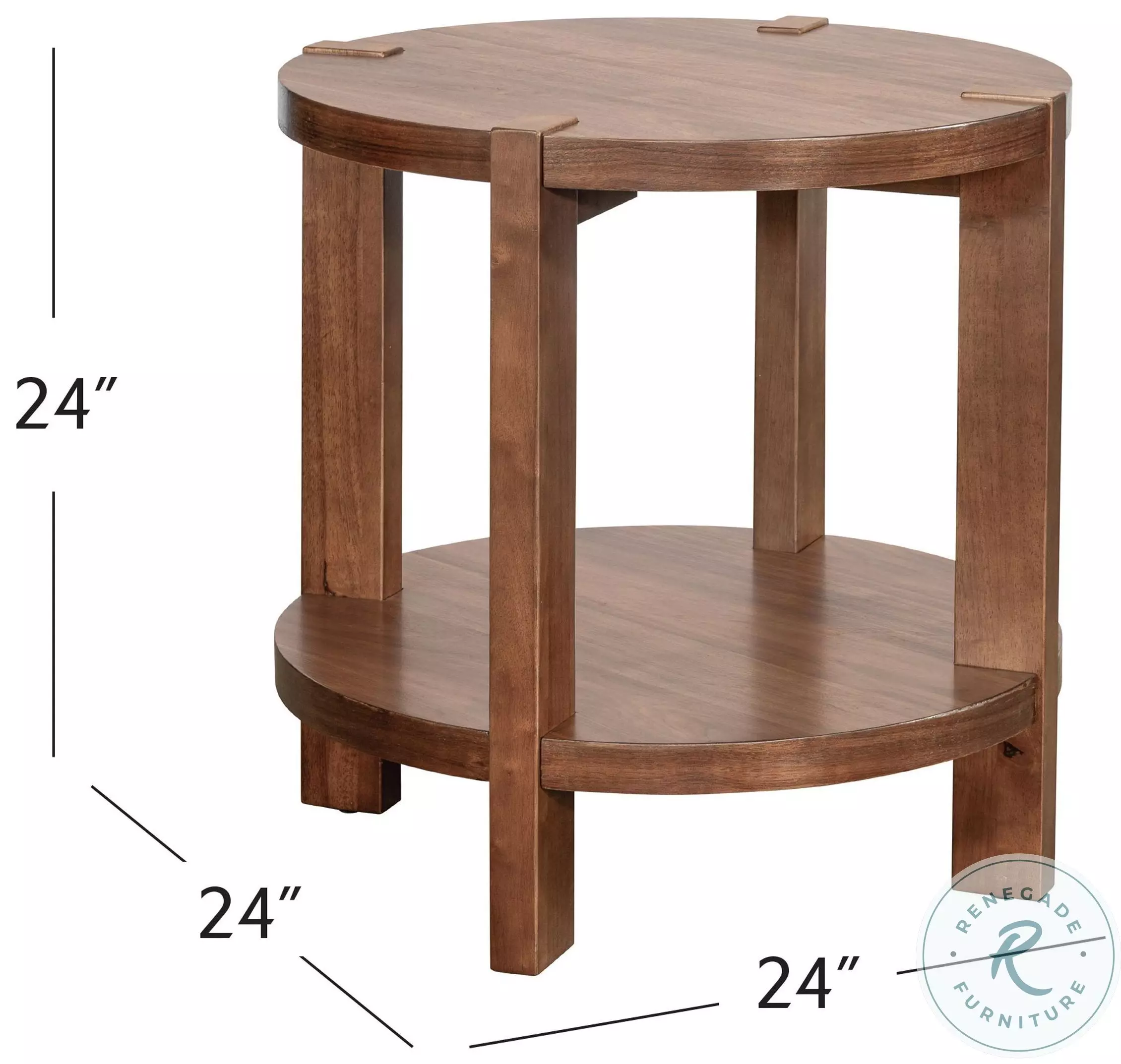 Winston Warm Walnut End Table