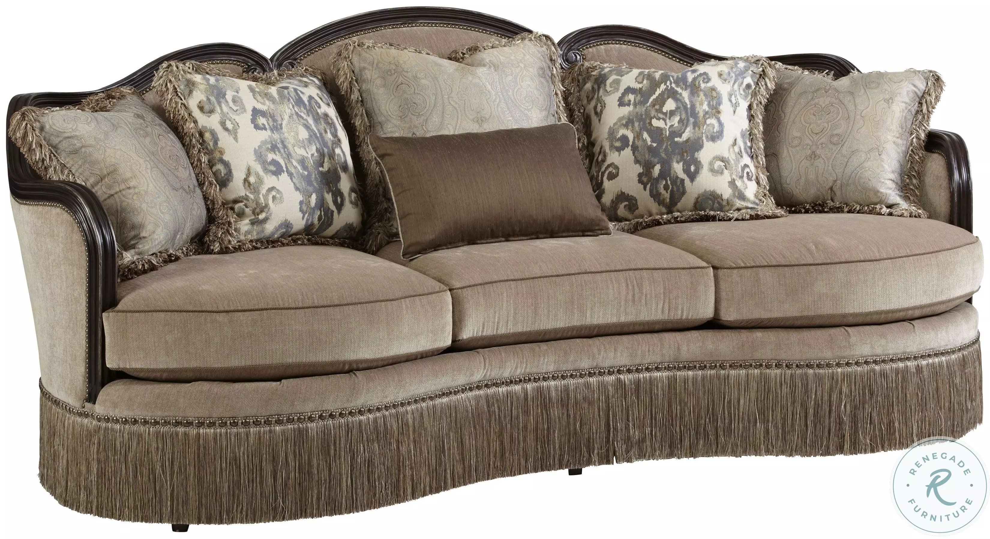 Giovanna Azure Upholstered Sofa from ART | Coleman Furniture