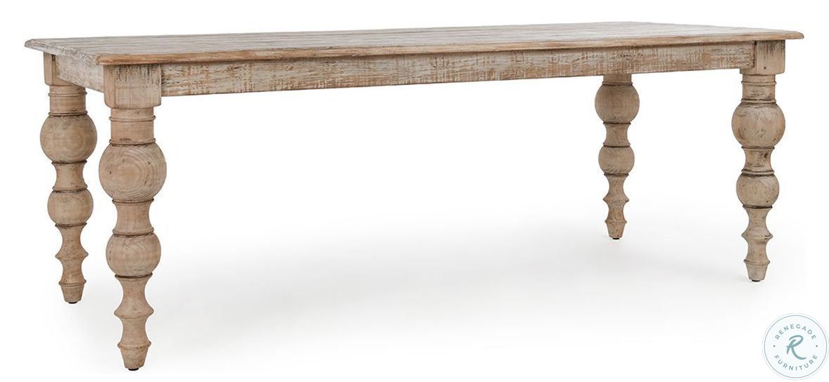 Bordeaux Brown 83" Dining Table from Classic Home Coleman Furniture