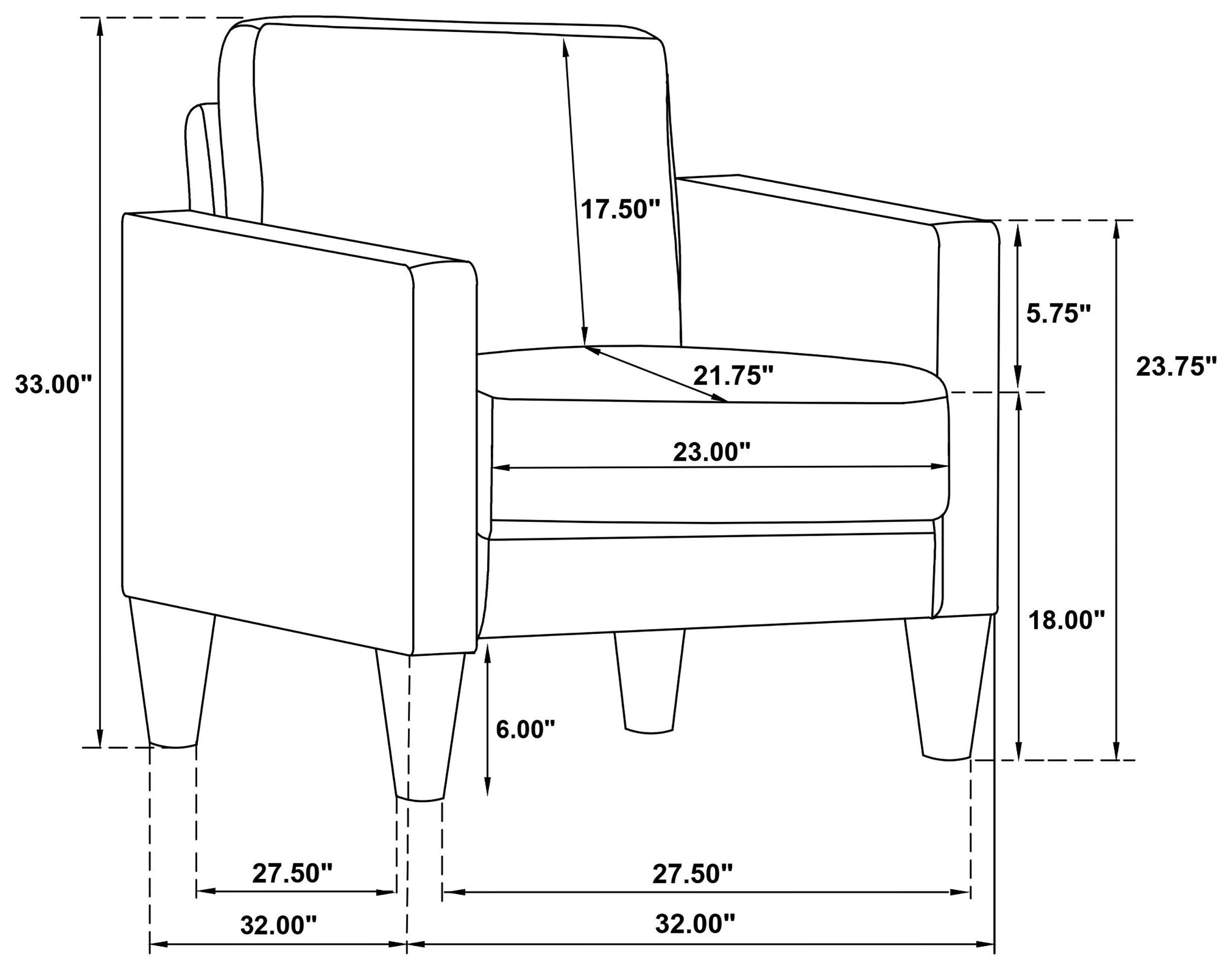 Ruth Rust Red Upholstered Accent Chair