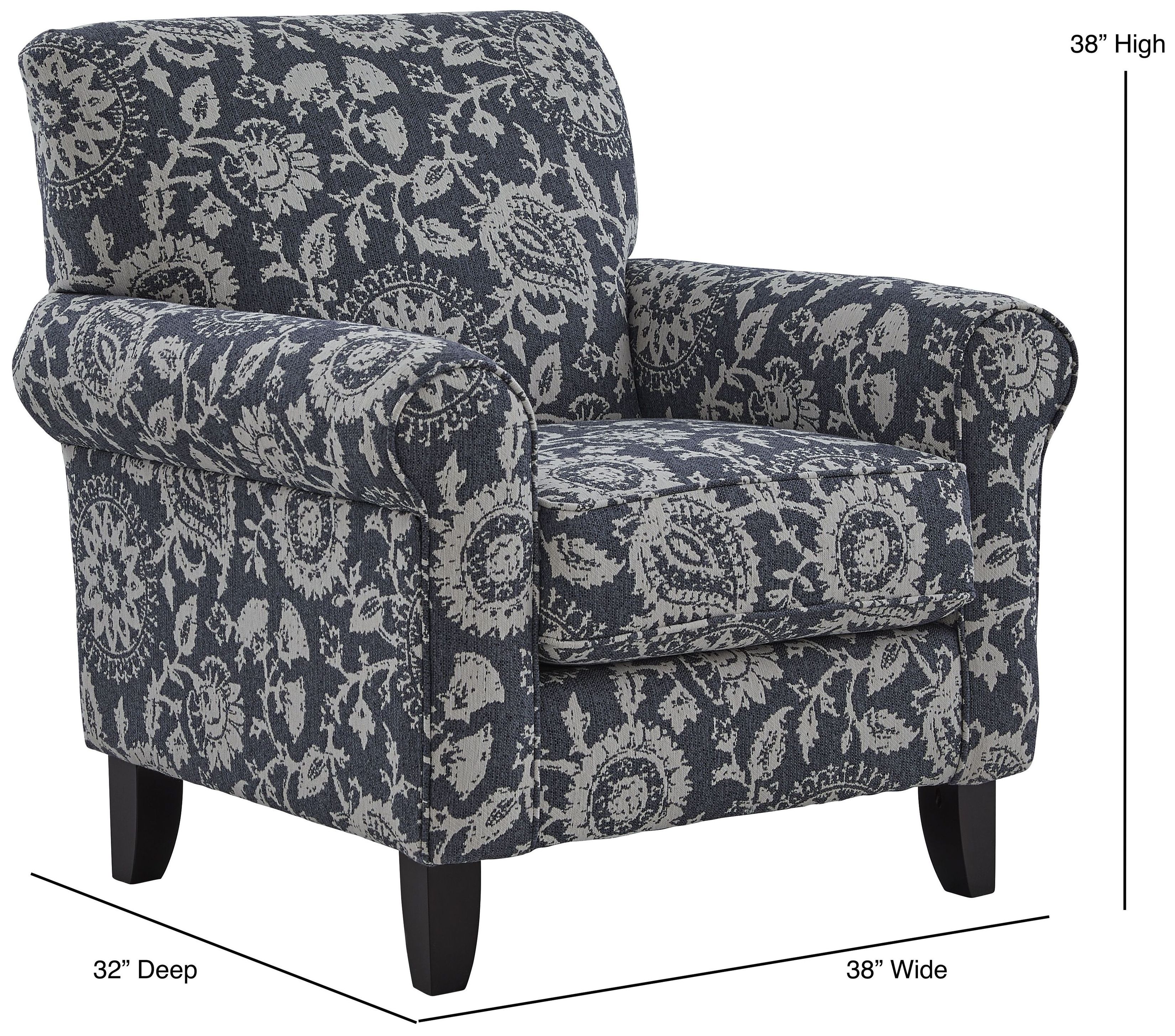 Prelude Feather Brianne Powder Accent Chair