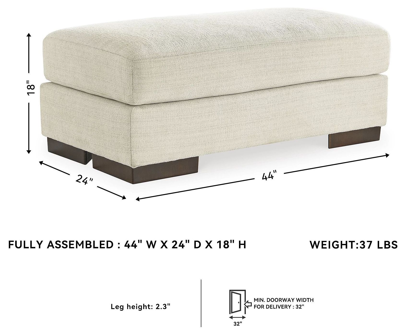 Maggie Birch Ottoman