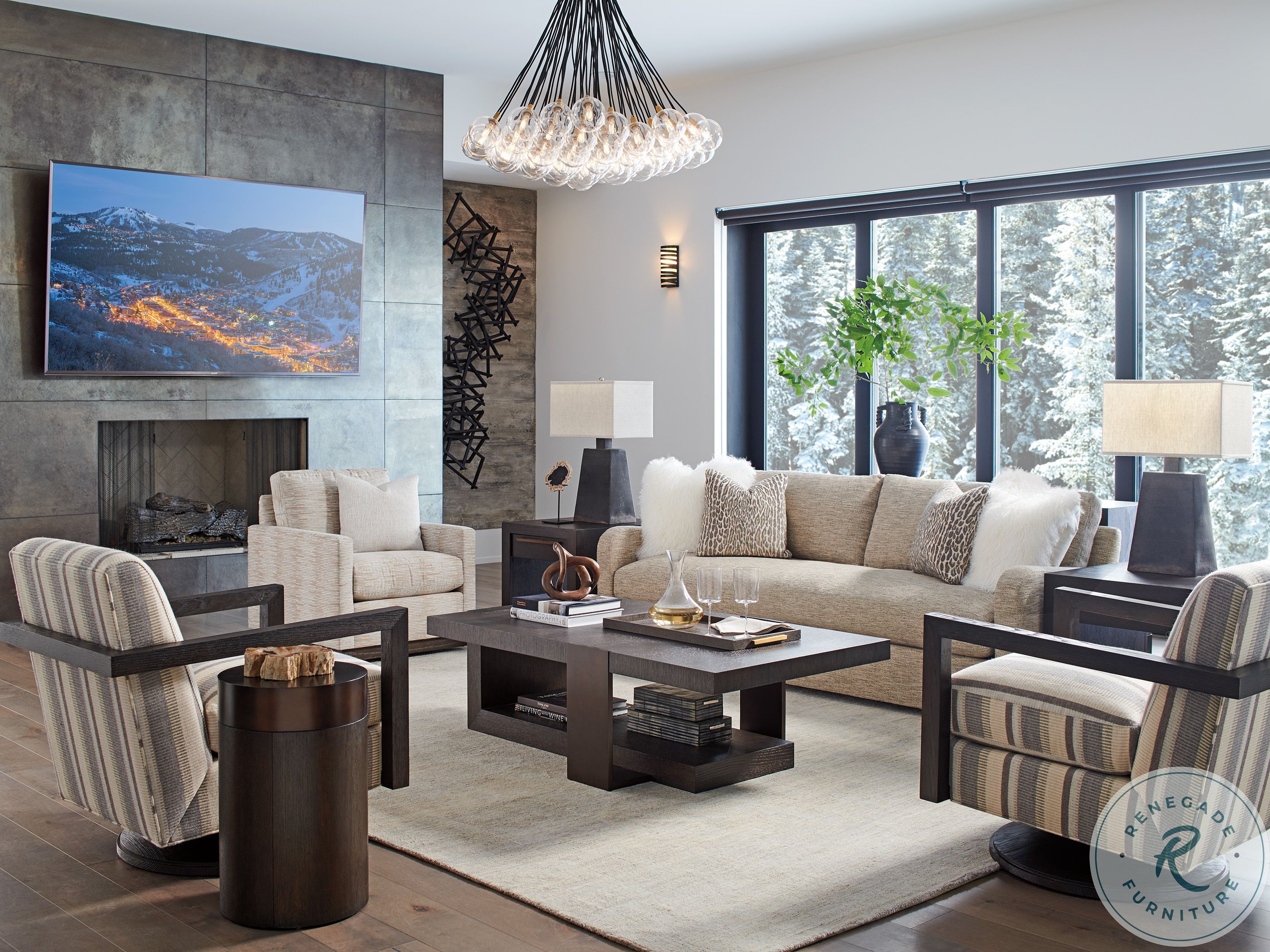 Park City Brown Heber Drawer End Table From Barclay Butera Coleman