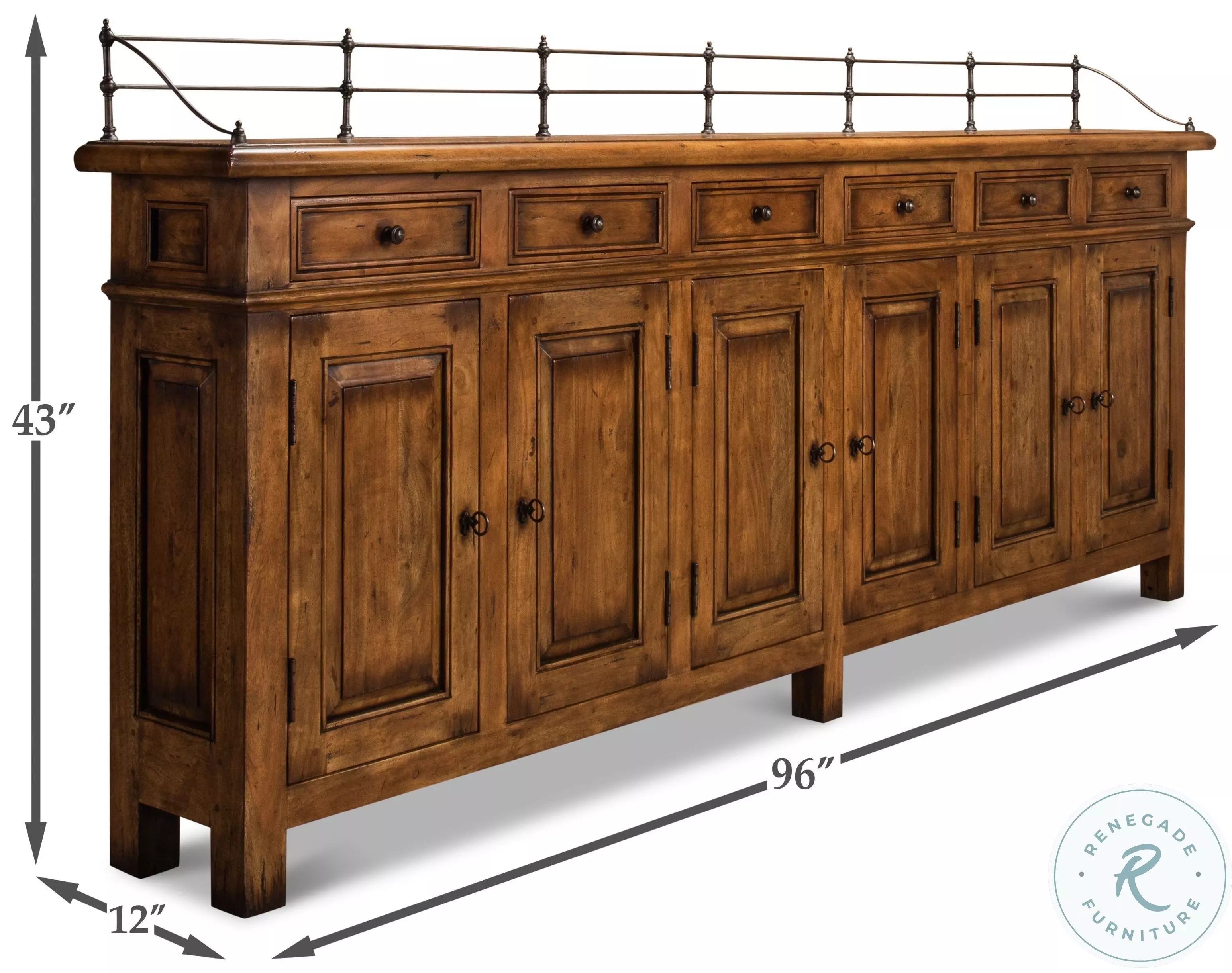Covent Gardens Rich Brown Sideboard