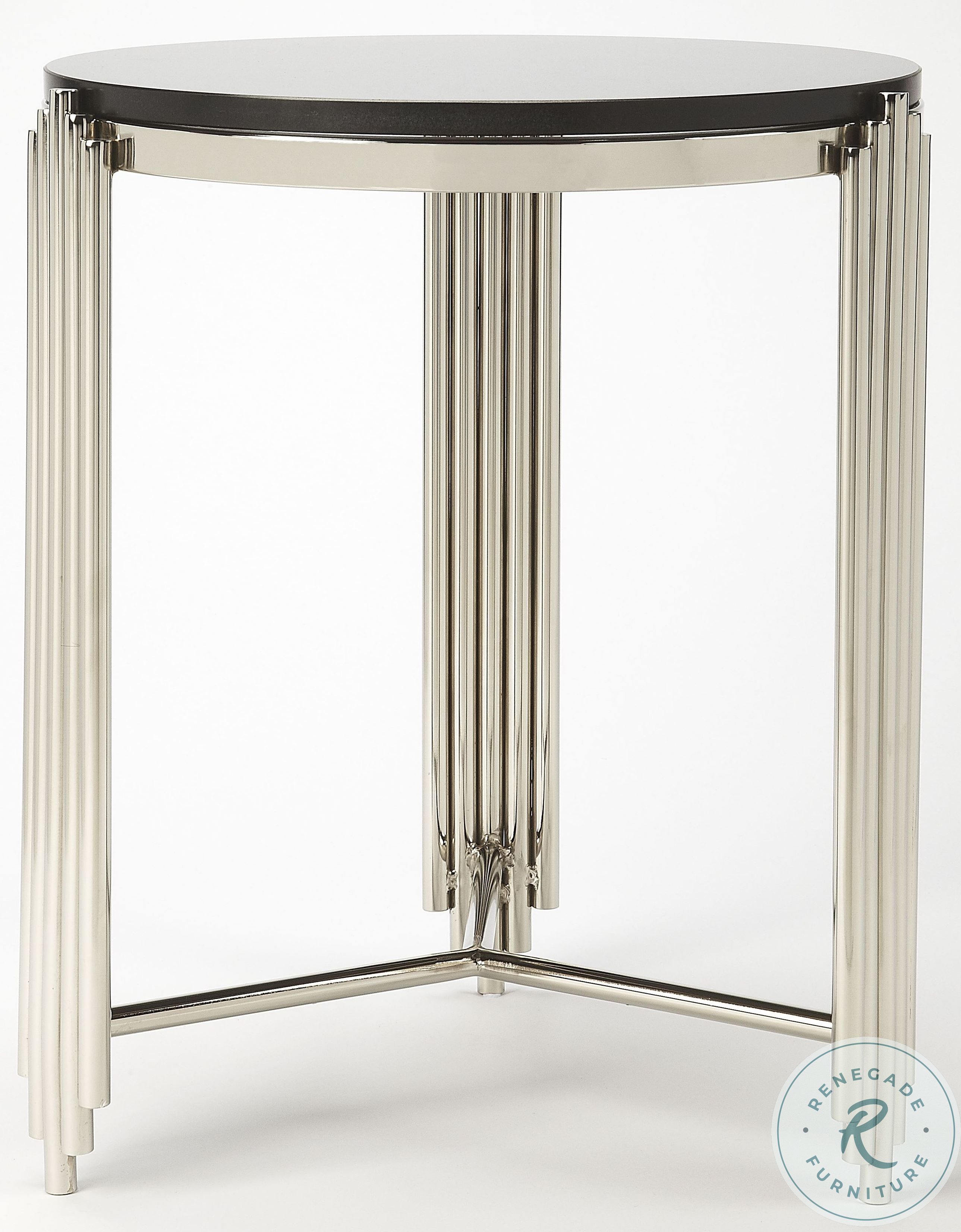 Khalifa Black Granite End Table from Butler Coleman Furniture