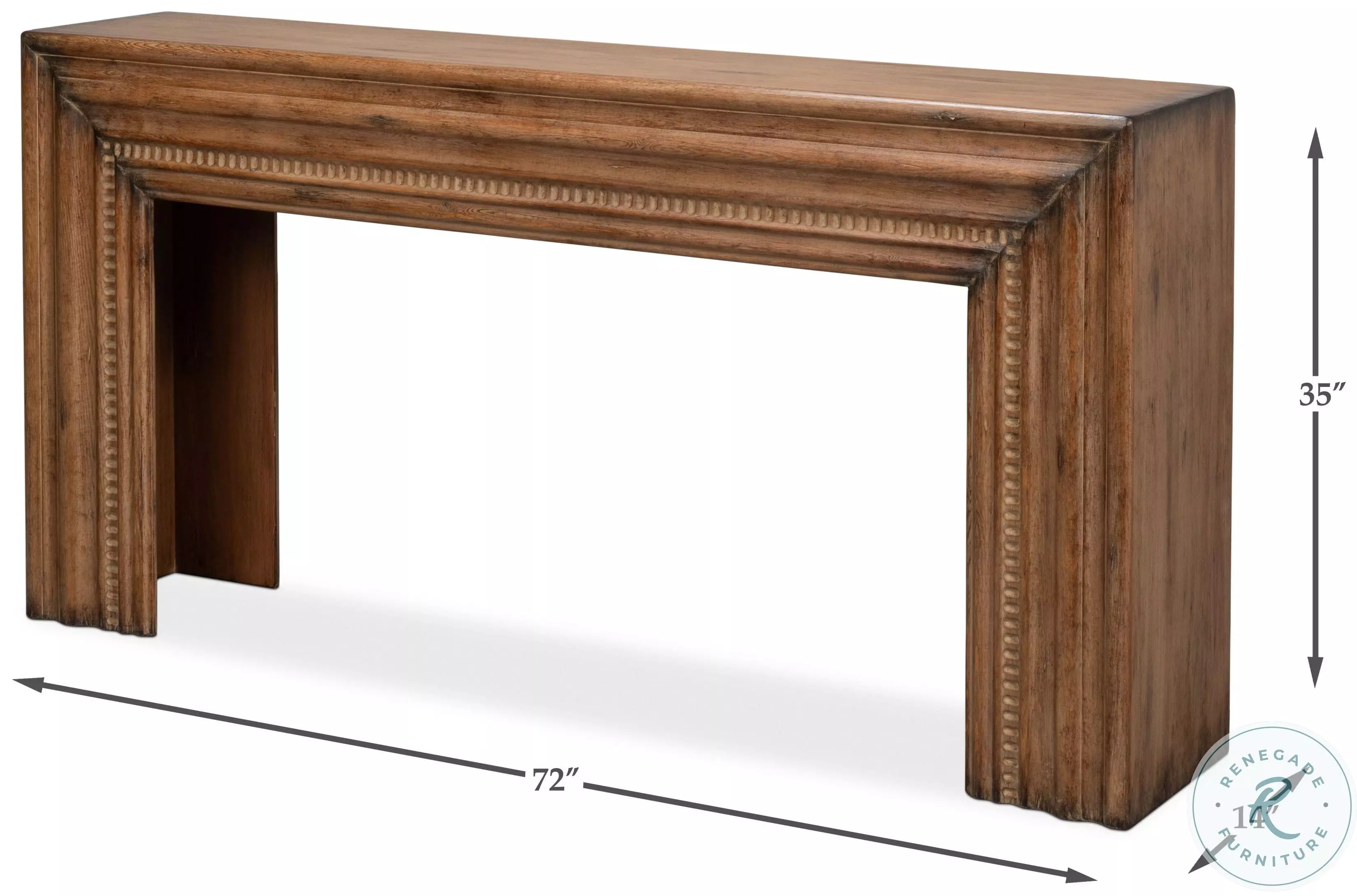 Mantel Brown Console