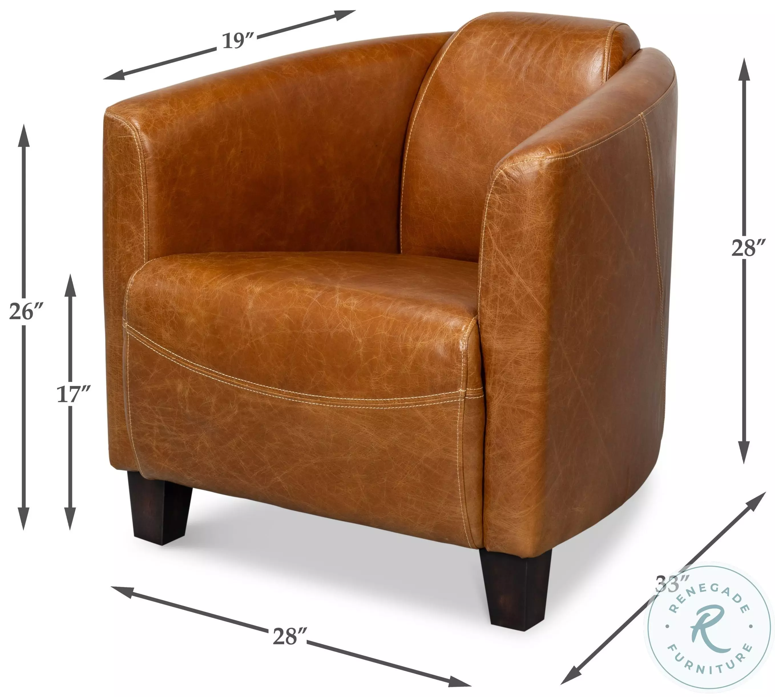 Mandy Cuba Brown Arm Chair