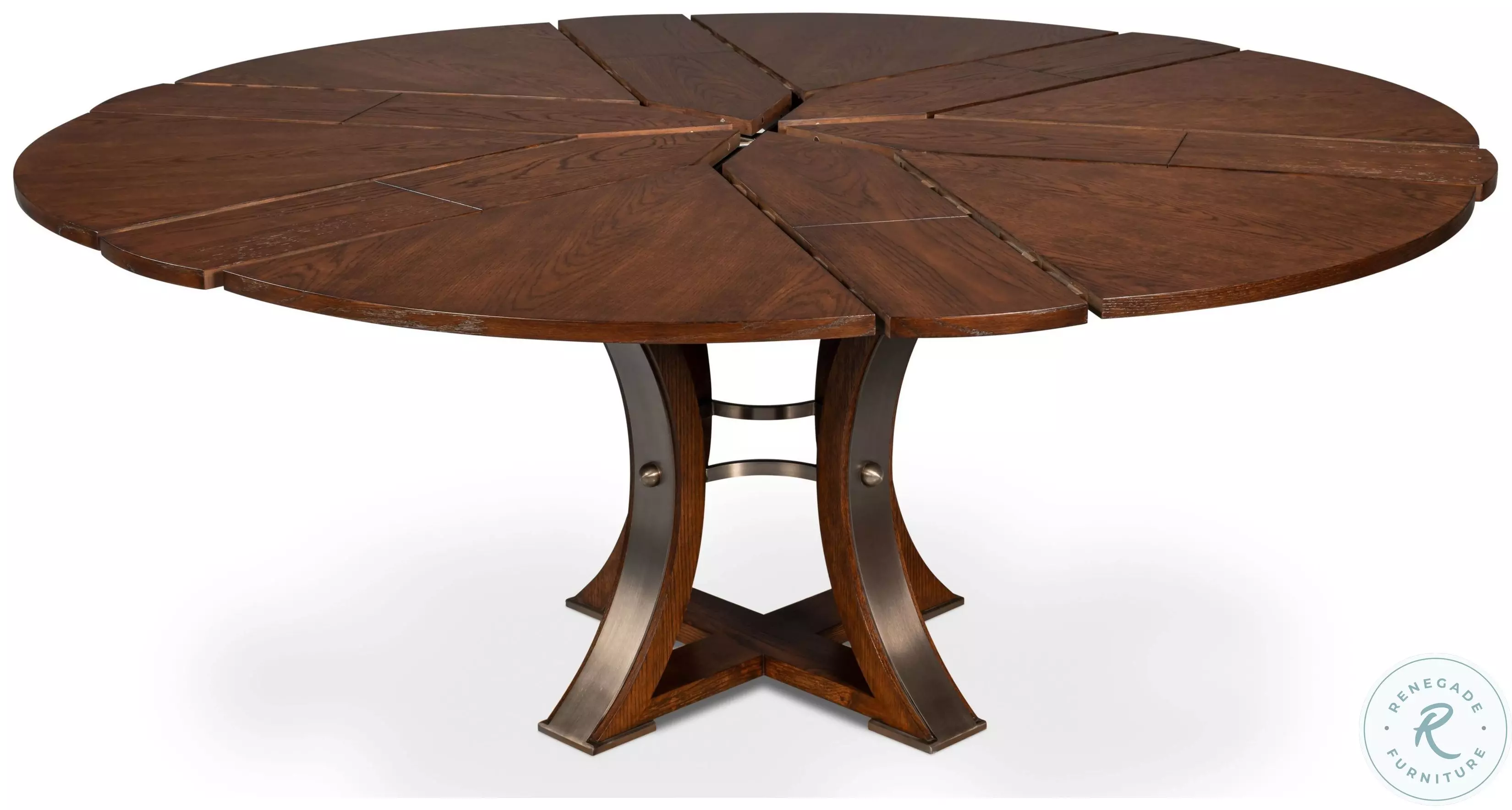 Tower Dark Walnut Extendable Dining Table From Sarreid | Home