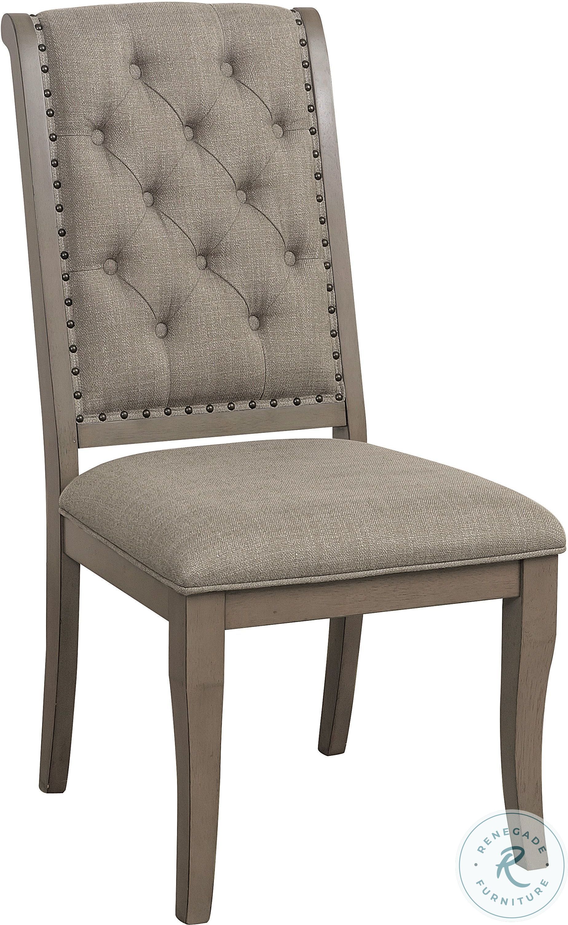 Vermillion Subtle Bisque Side Chair Set of 2 from Homelegance Coleman