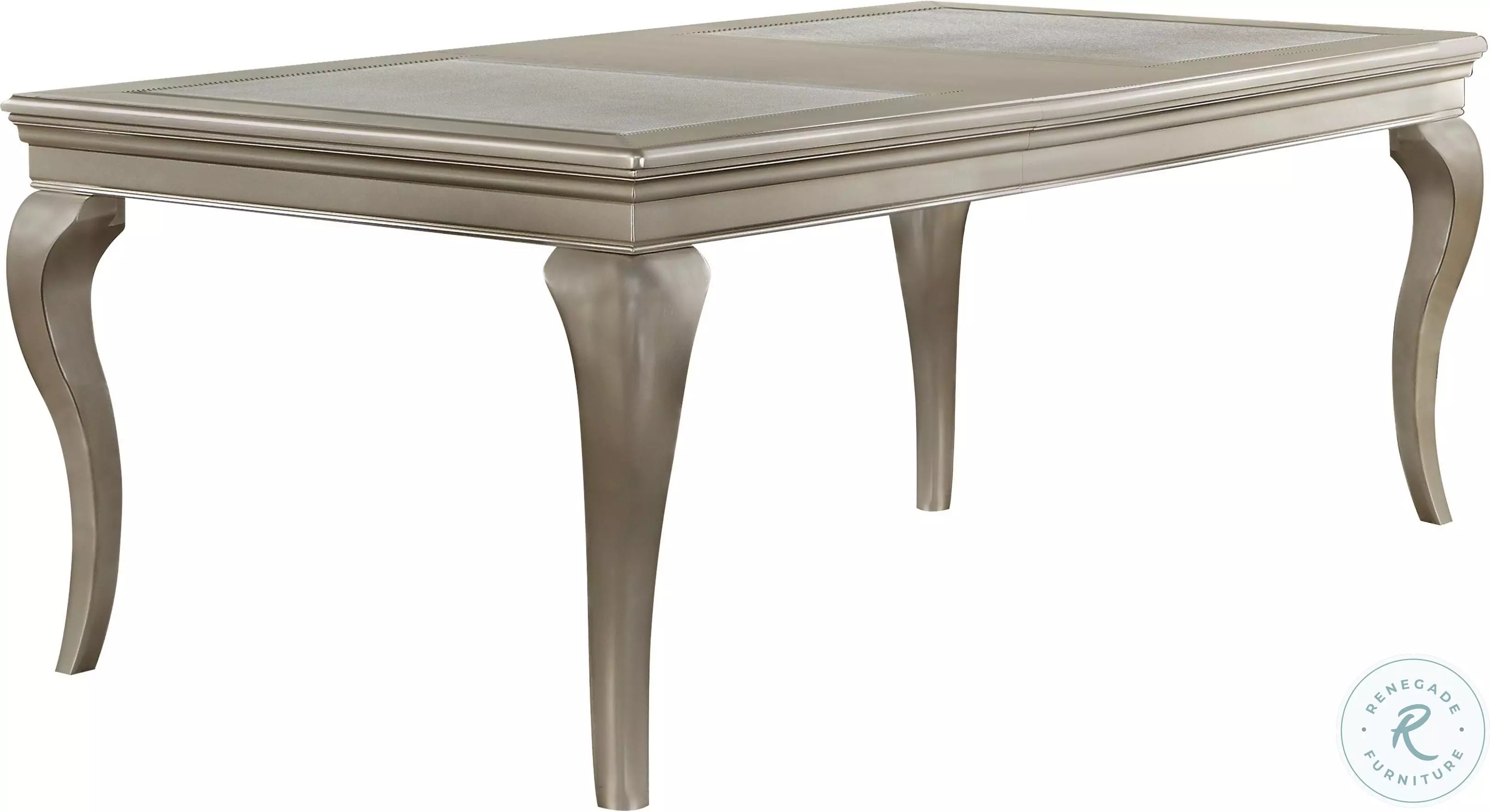 Crawford Silver Extendable Dining Table From Home Gallery