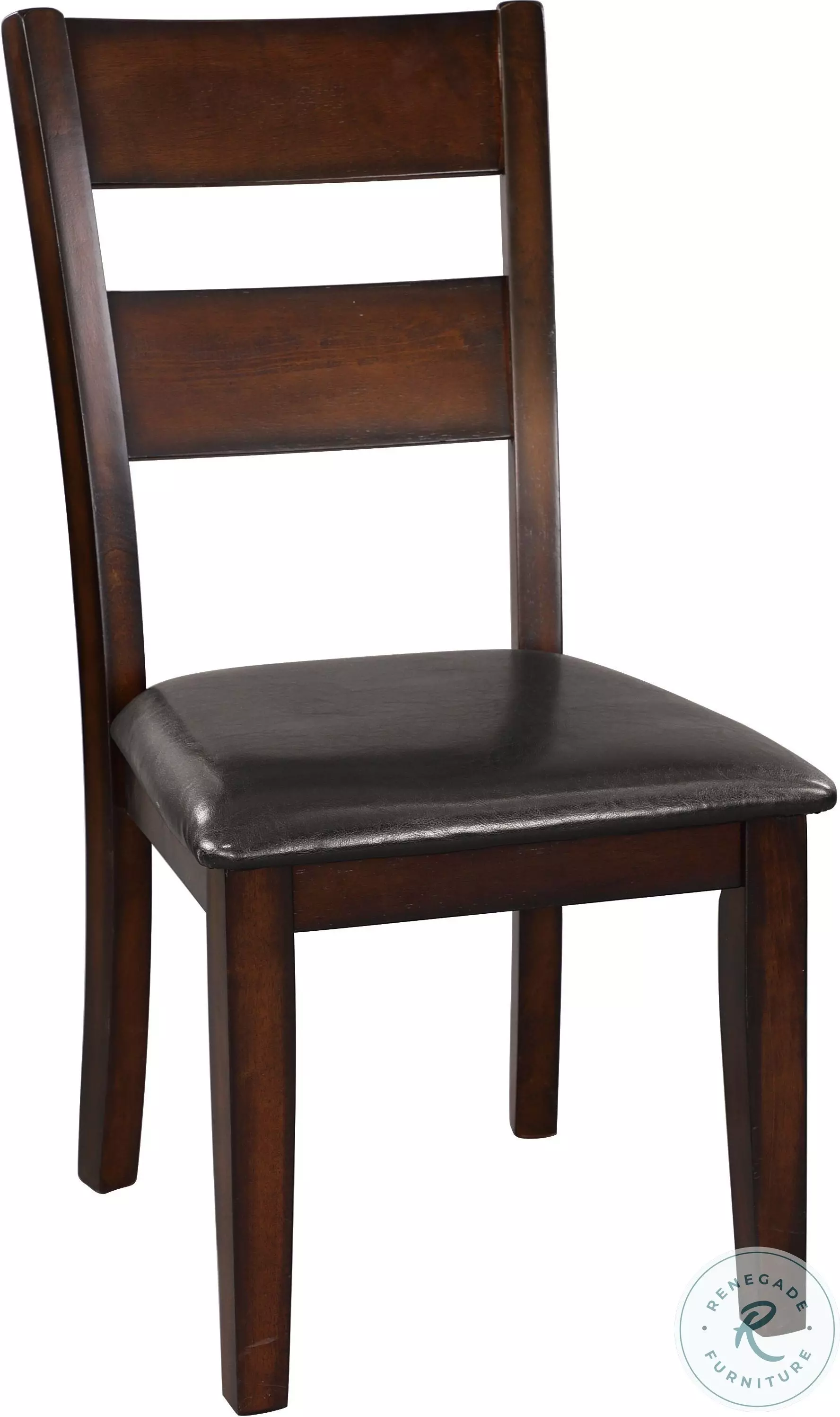 Mantello Dark Brown Side Chair Set of 2 from Homelegance | Coleman