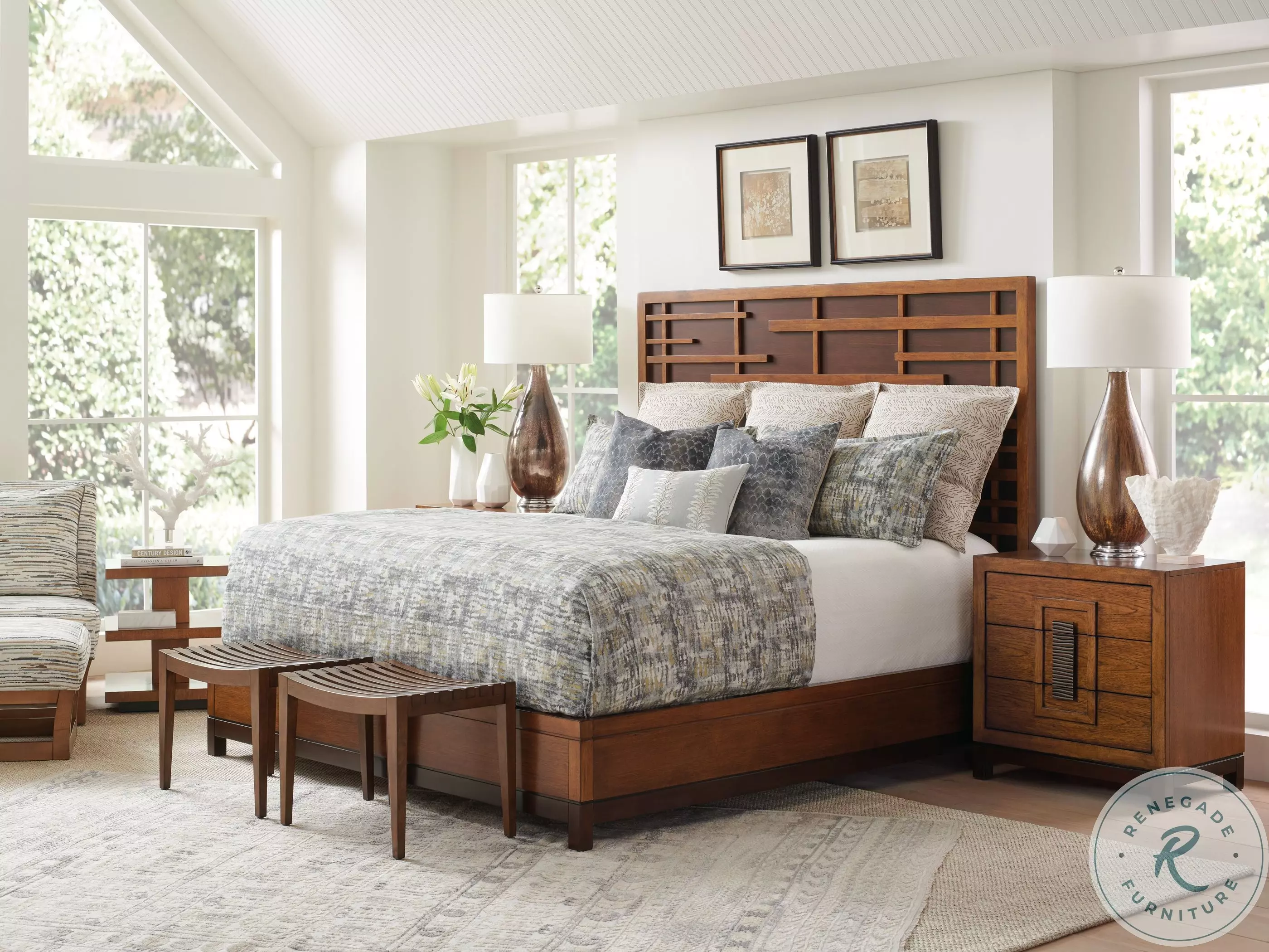 Island Fusion Shanghai Panel Bedroom Set From Home Gallery Stores